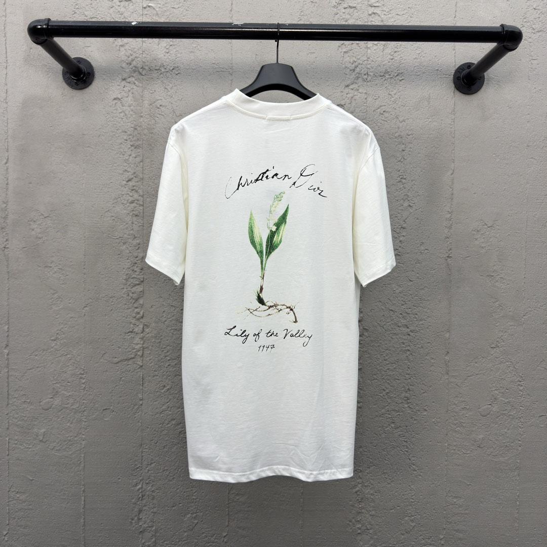 CD Lily of the Valley Print Short Sleeve DD25072519