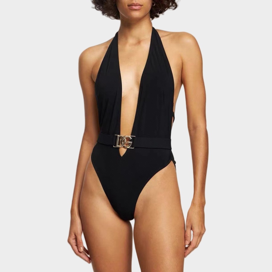 D&G halter - neck one - piece swimsuit  YV24071925
