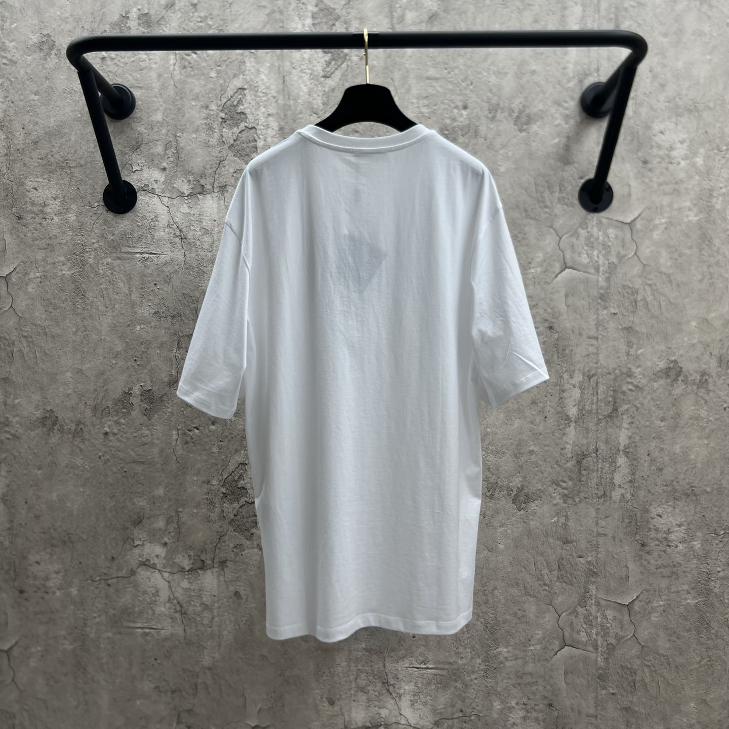 PRA Solid Color Embossed Short Sleeve DD25072705