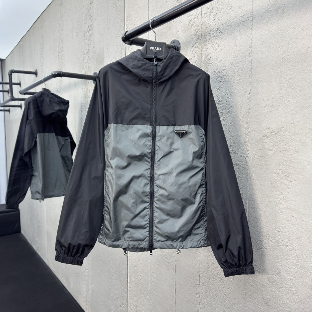 PRA Nylon Triangle Logo Jacket DD25072727