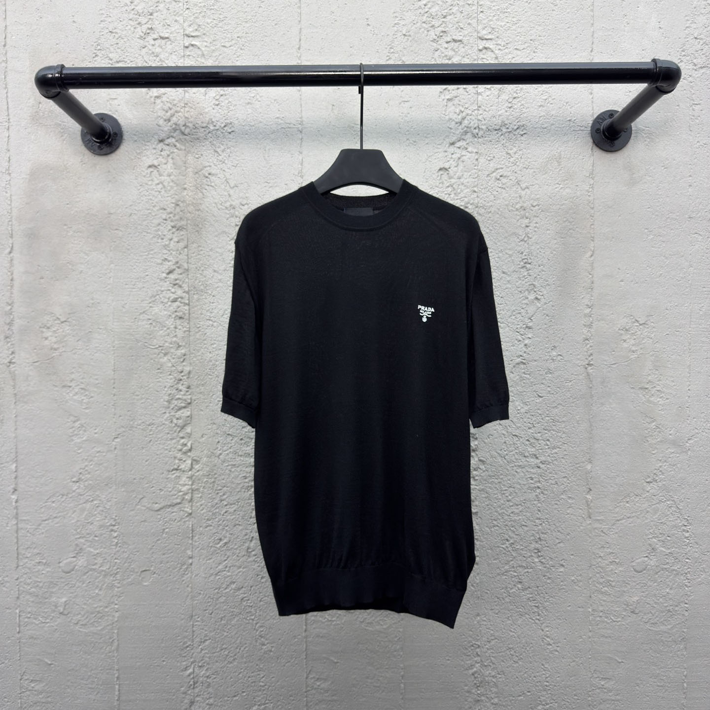 PRA Embroidered Small Logo Wool Short Sleeve DD25072717