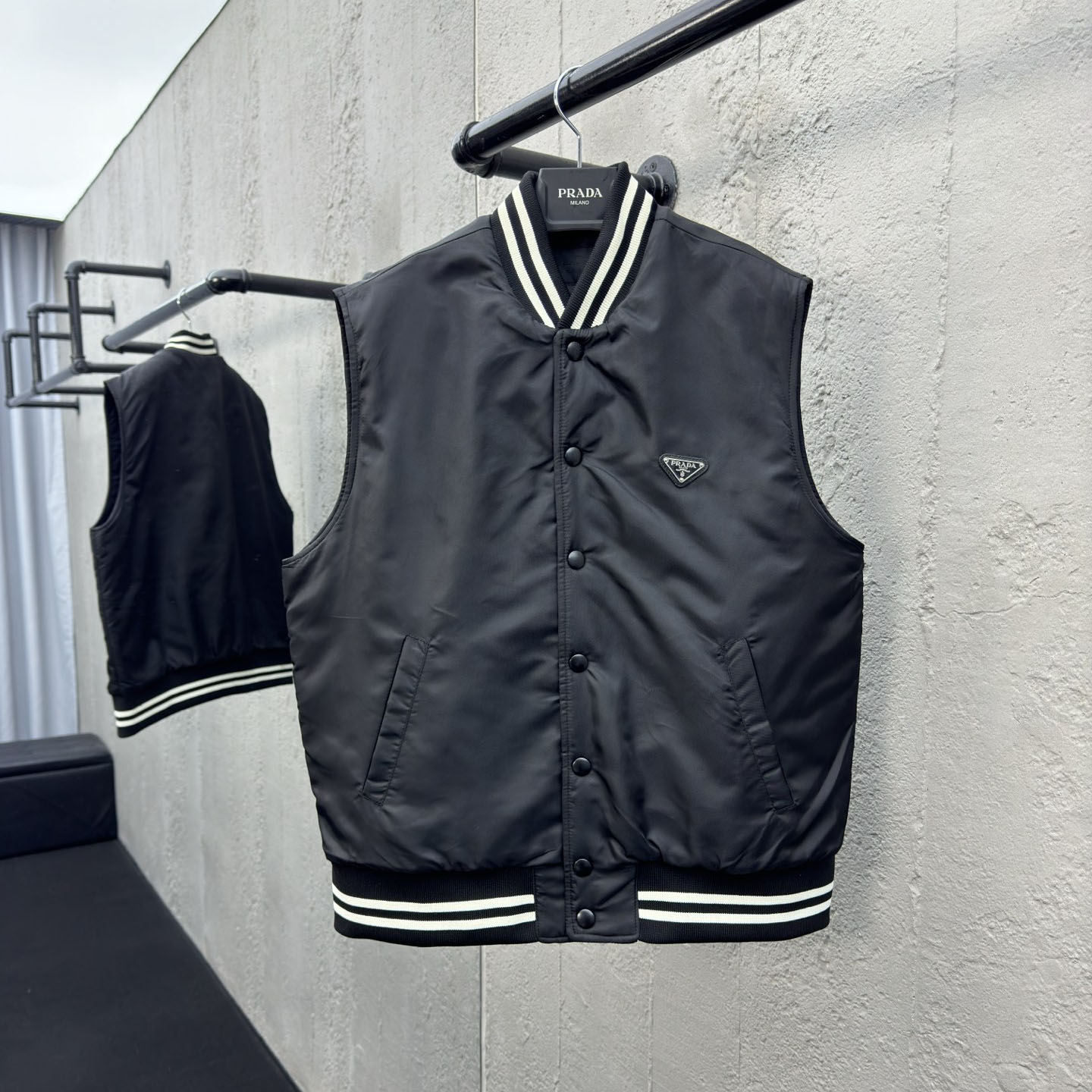 PRA Recycled Nylon Cotton Padded Vest DD25072746