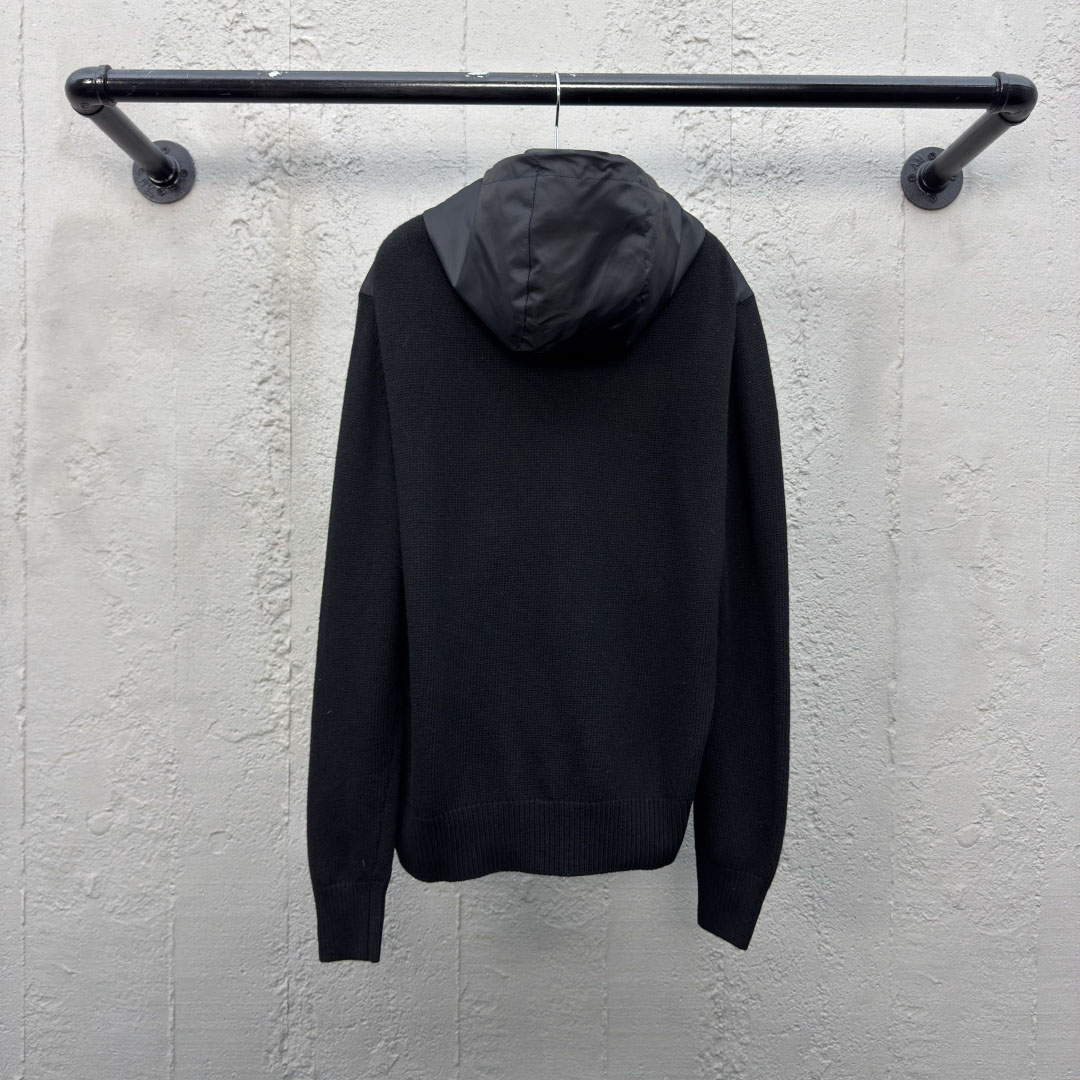 PRA Wool Patchwork Nylon Jacket DD25072739