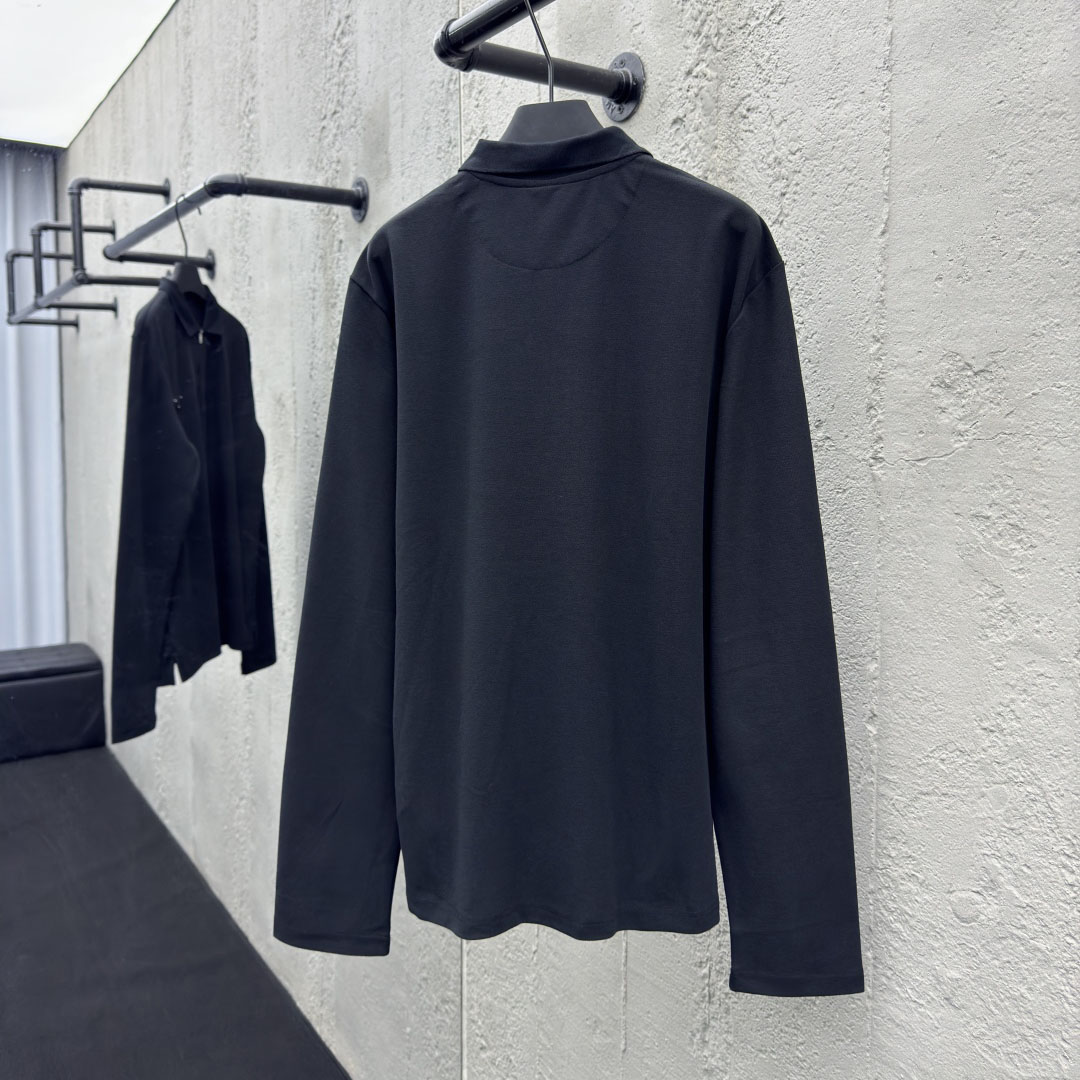 PRA Triangle Logo Zip Long-Sleeve Polo DD25072713