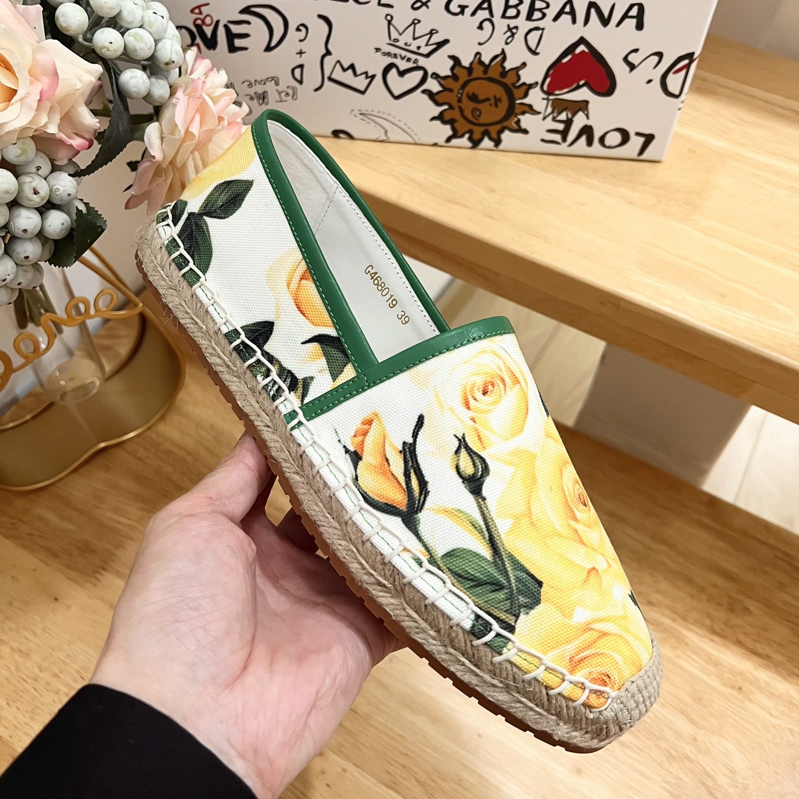 D&G Women's  Jute Soles Espadrilles Shoes YV24072708