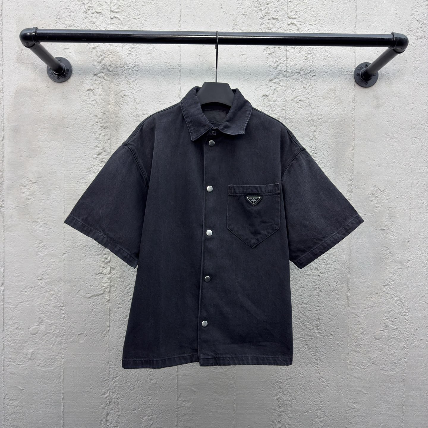 PRA Triangle Logo Denim Shirt DD25072716