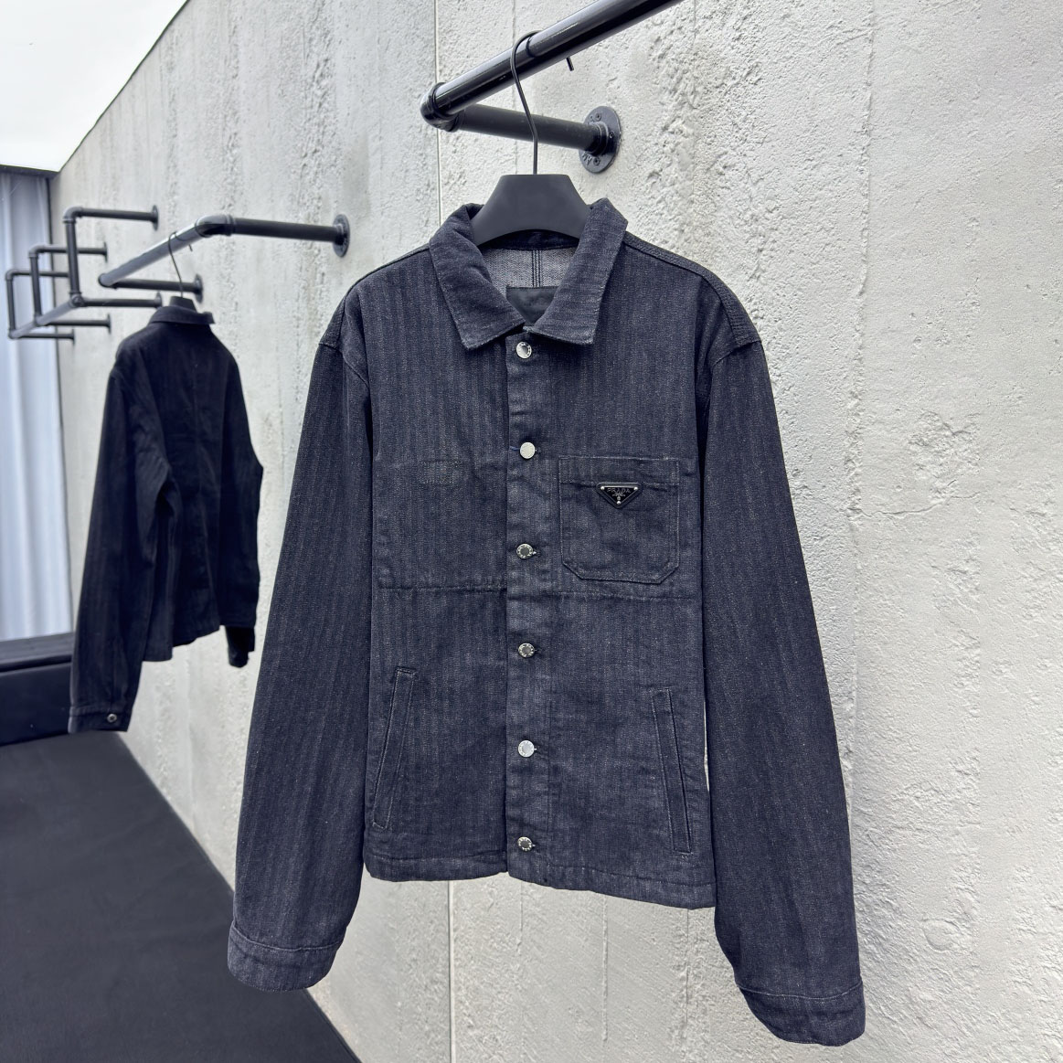 PRA Triangle Logo Denim Jacket DD25072712