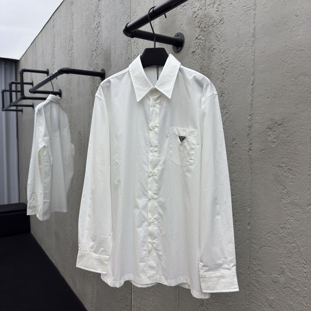 PRA Triangle Logo White Shirt DD25072714