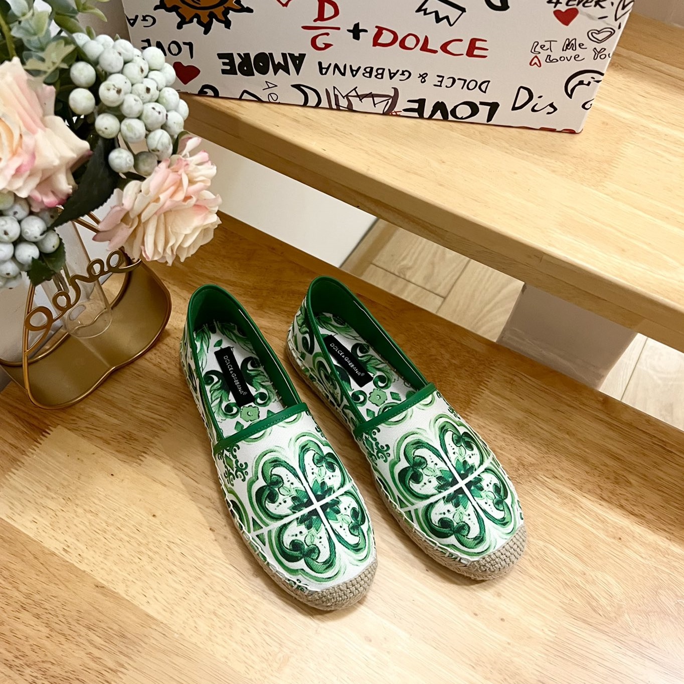 D&G Women's  Jute Soles Espadrilles Shoes YV24072707