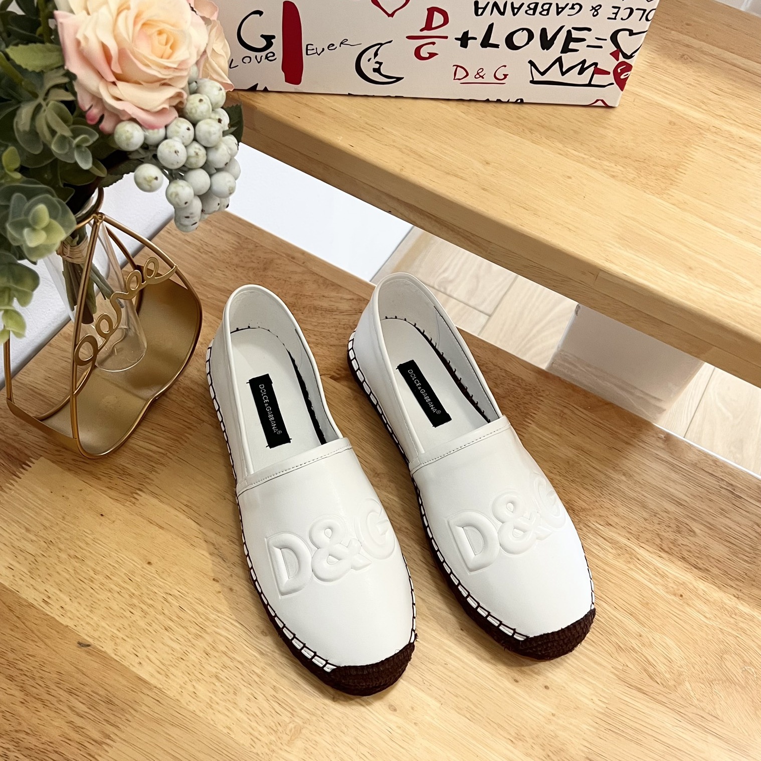 D&G Women's  Jute Soles Espadrilles Shoes YV24072710