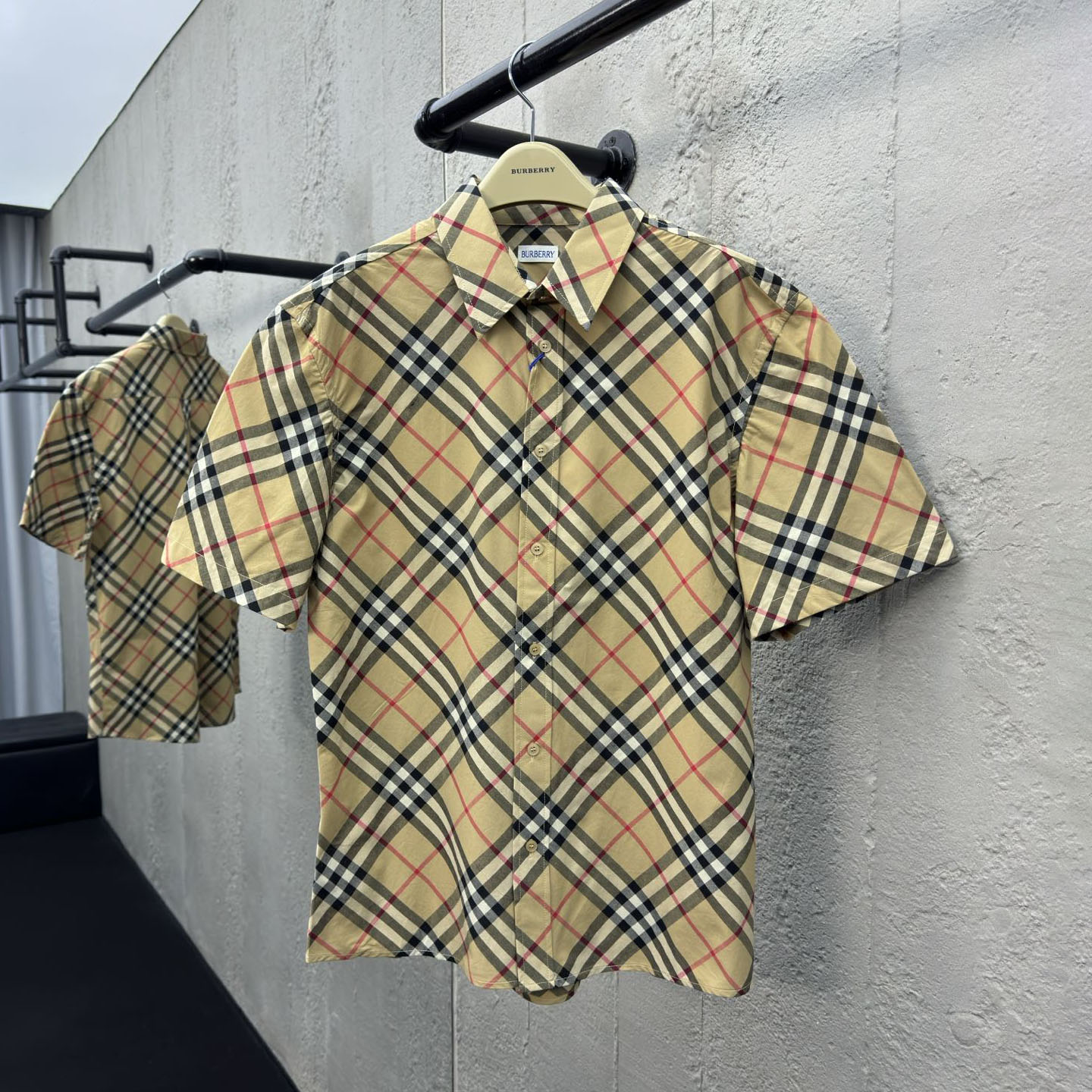 Bur Twill Check Shirt DD25072804
