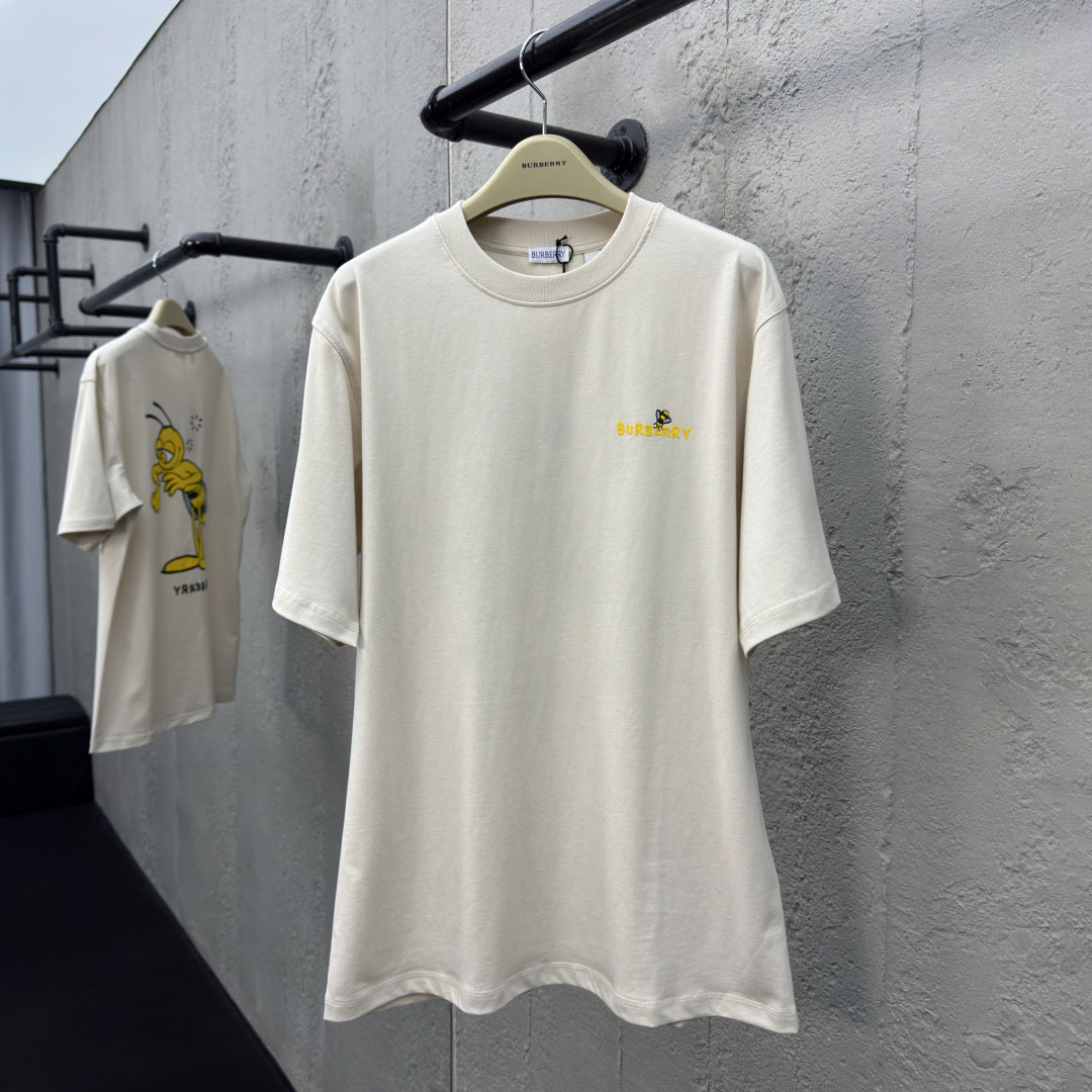 Bur Flocked Bee Short Sleeve DD25072808