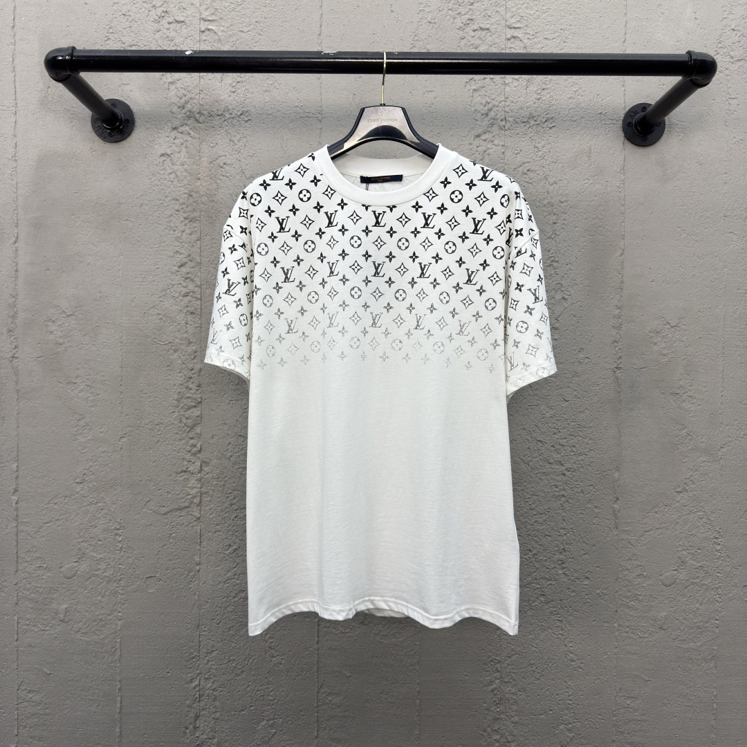 LV All-Over Gradient Print Short-Sleeve BB25072015