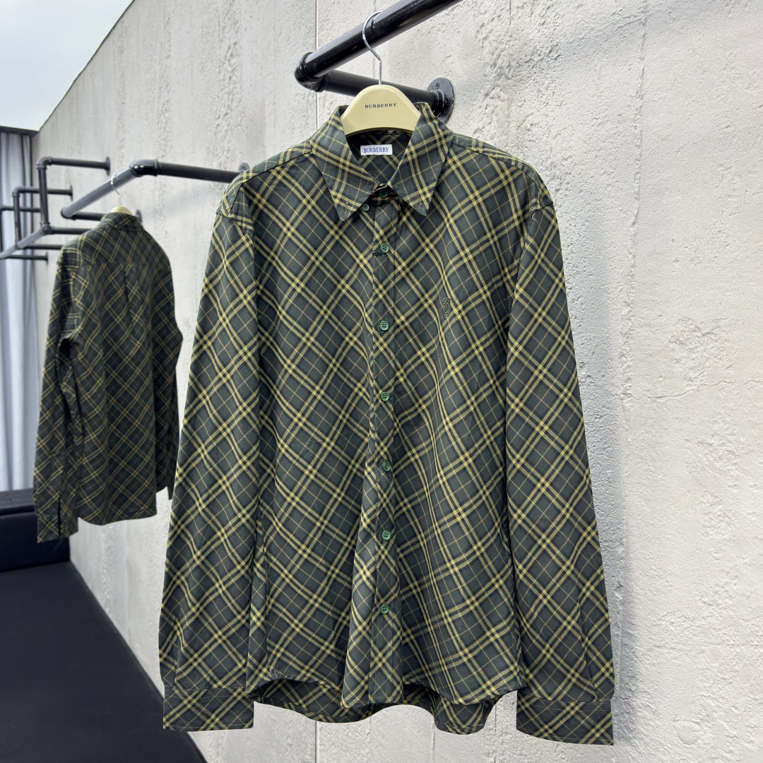 Bur Twill Check Shirt DD25072811