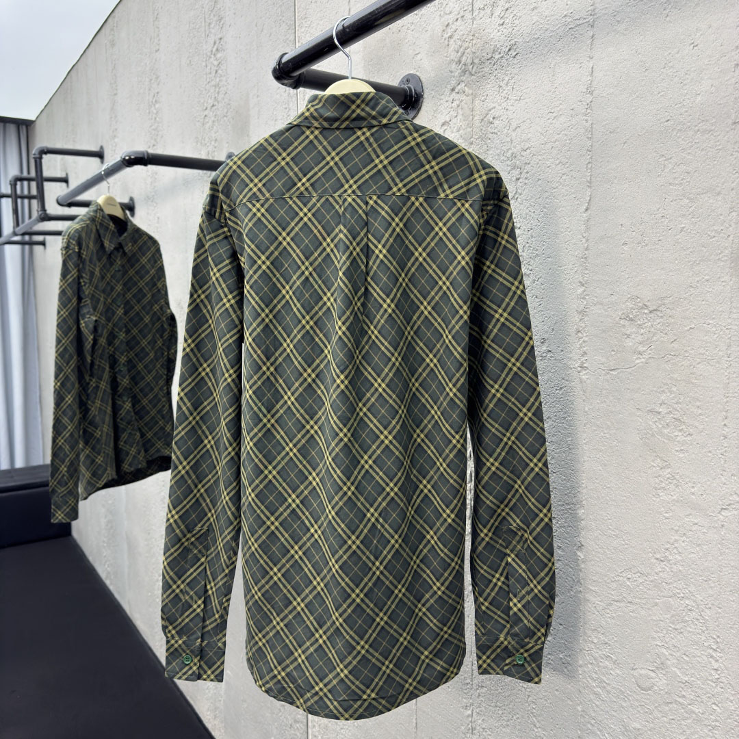 Bur Twill Check Shirt DD25072811