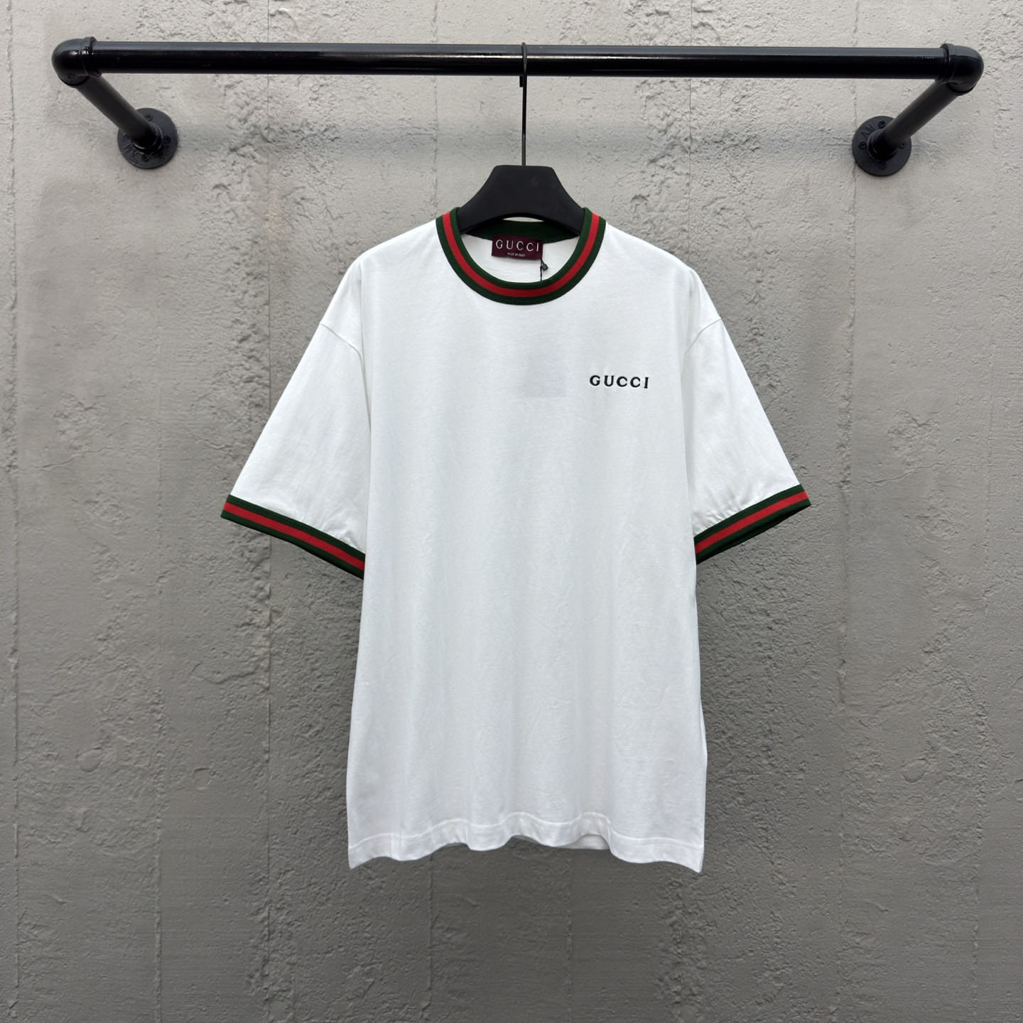 GG Red-Green Webbing Short-Sleeve DD25072901