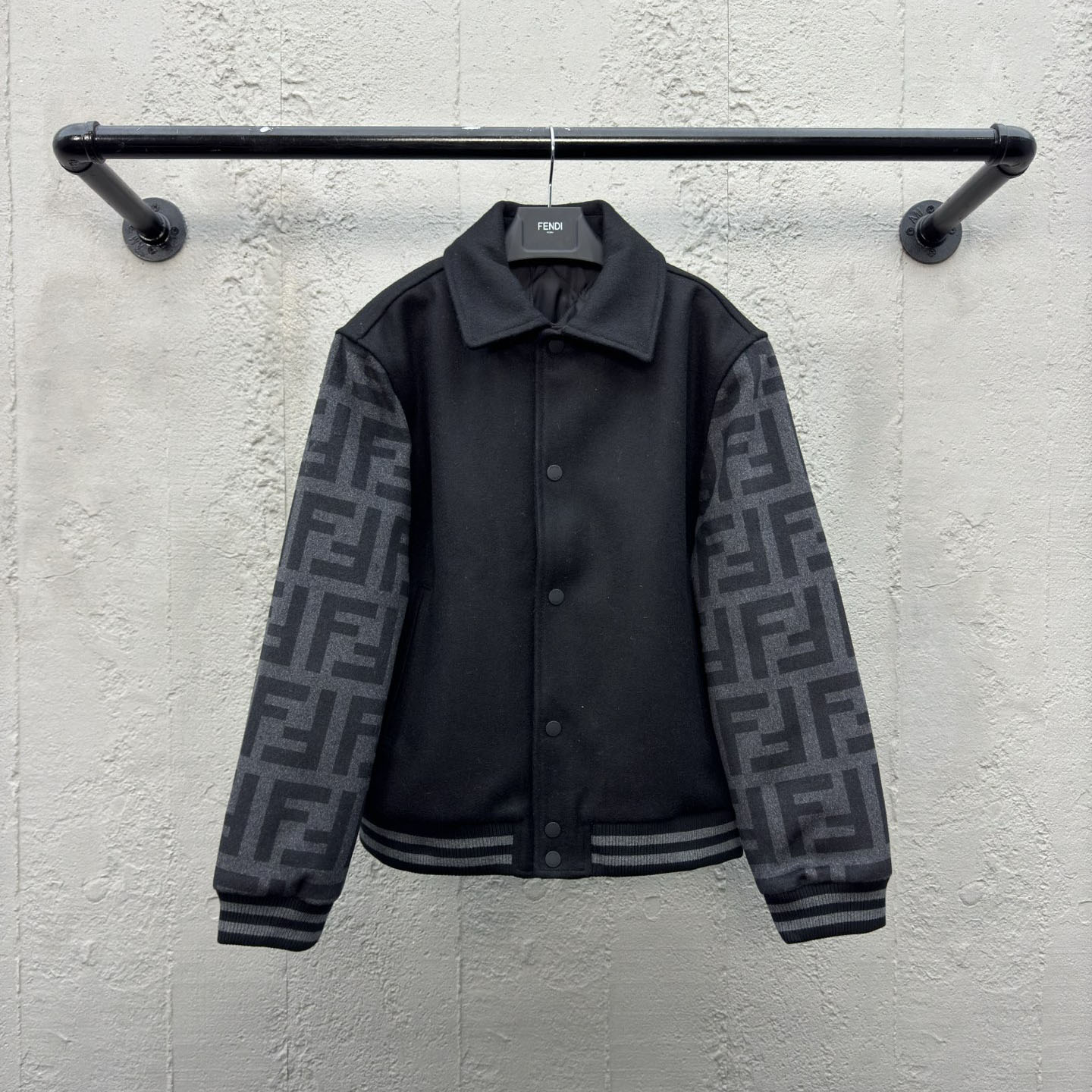 FD Collared Wool Blend Jacket DD25072920