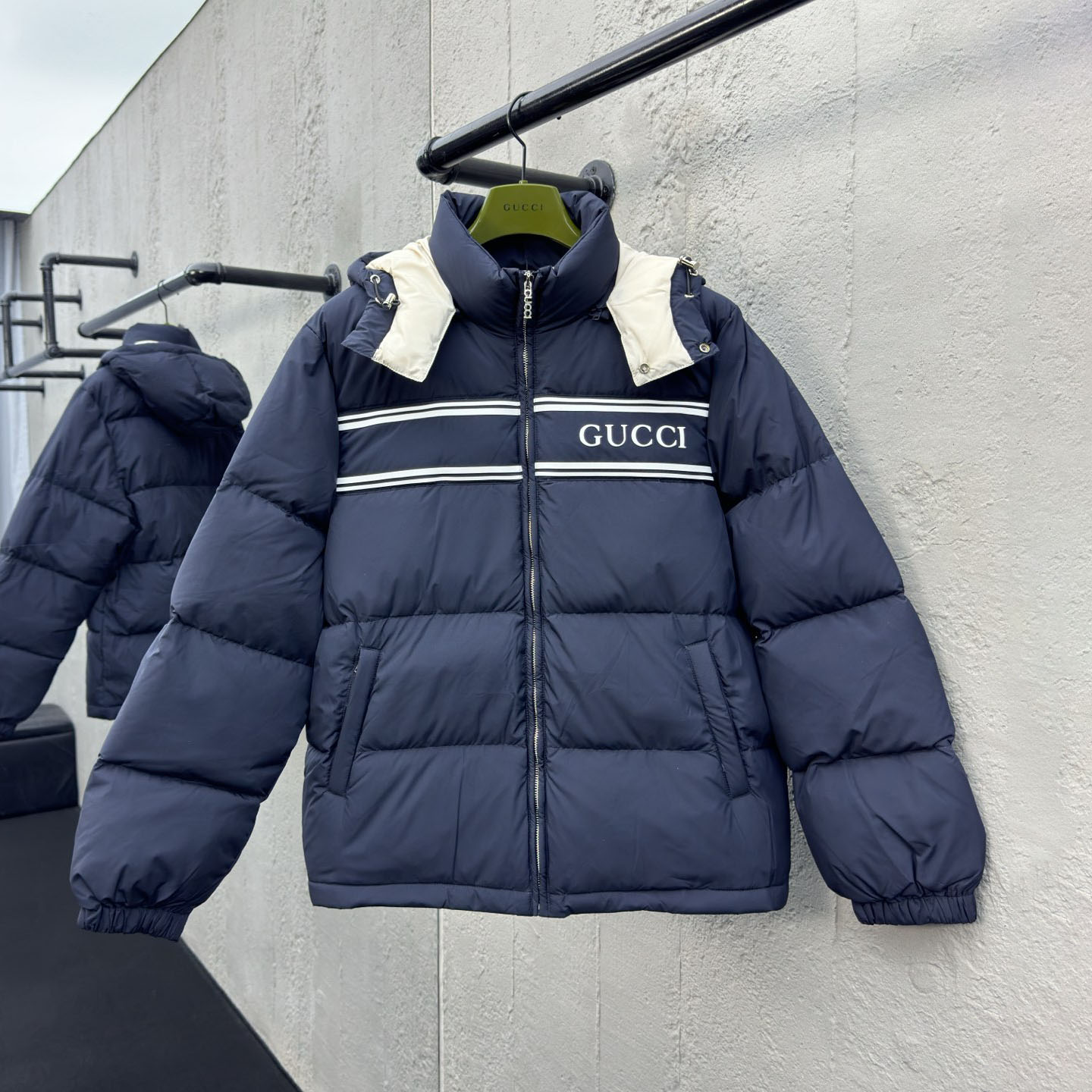 GG Detachable Hood Down Jacket DD25072910