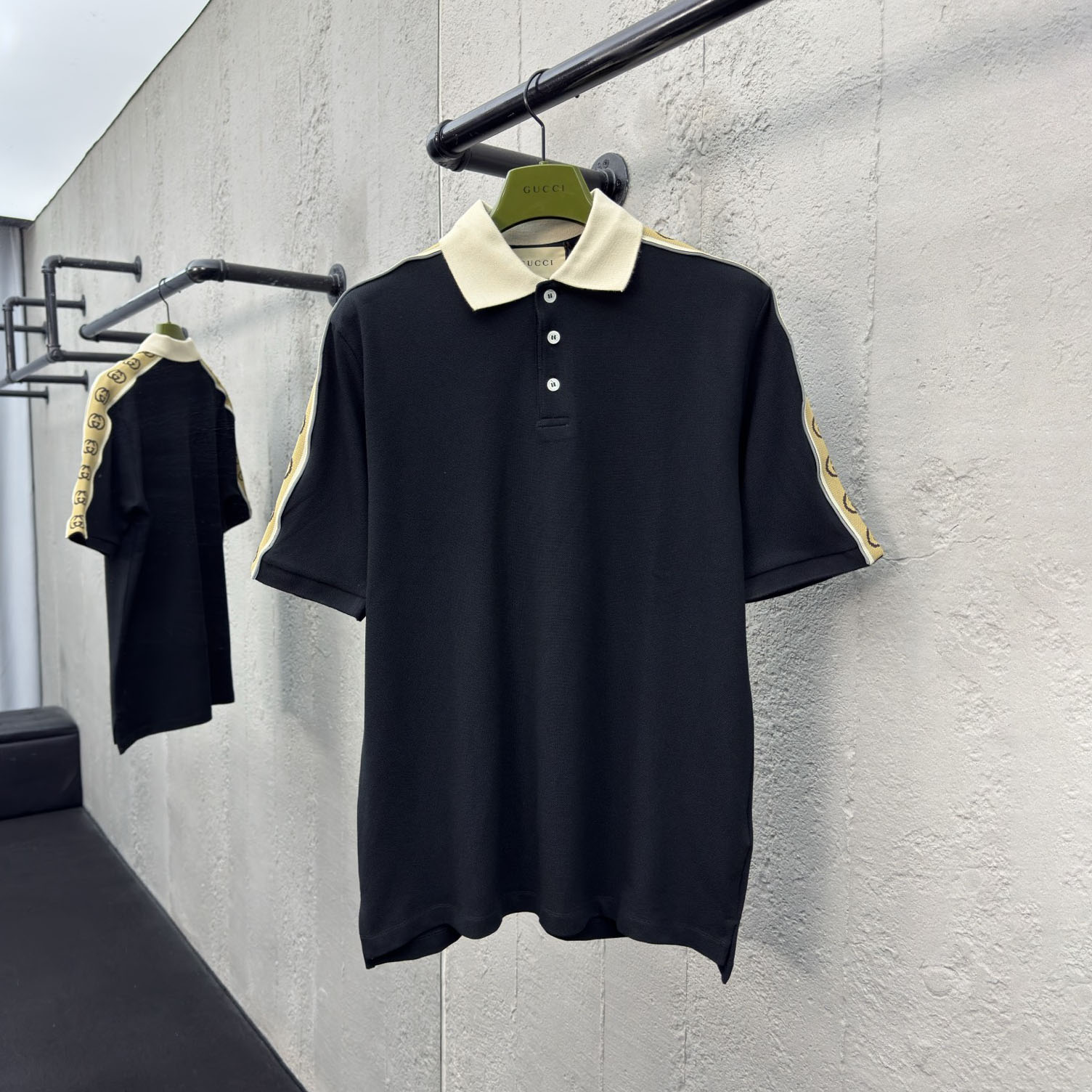 GG Side-Sleeve Embroidered Polo Shirt DD25072904