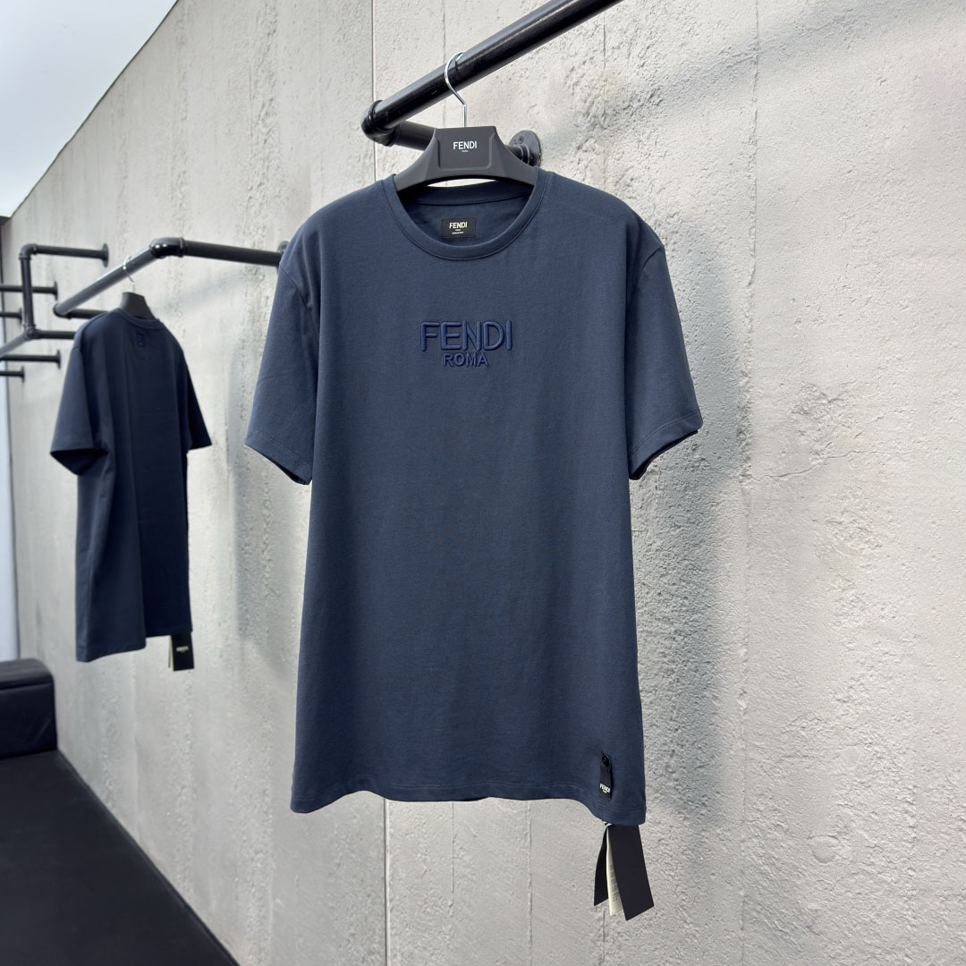 FD Logo Embroidered Short-Sleeve DD25072917