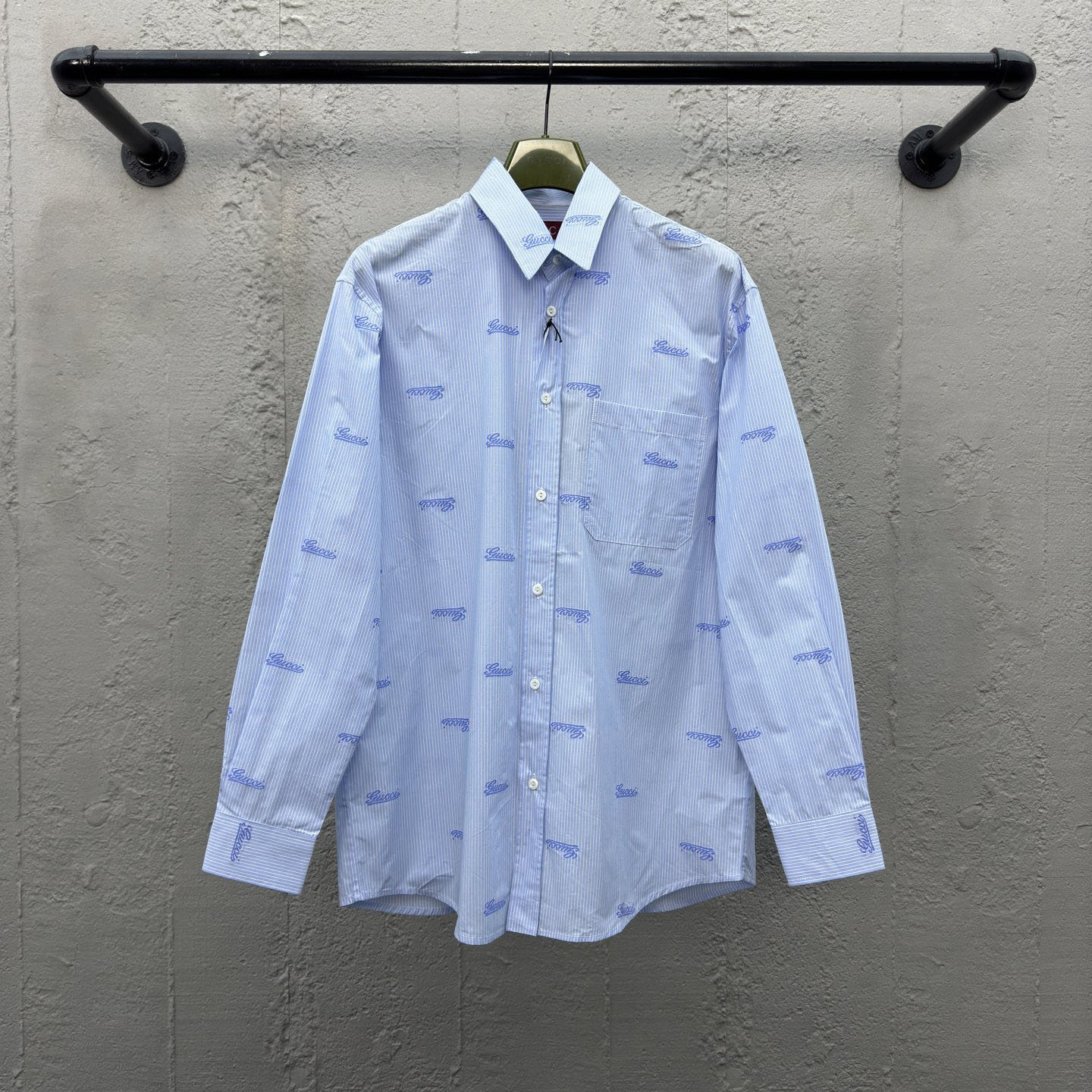 GG Jacquard Embroidered Stripe Shirt DD25072909