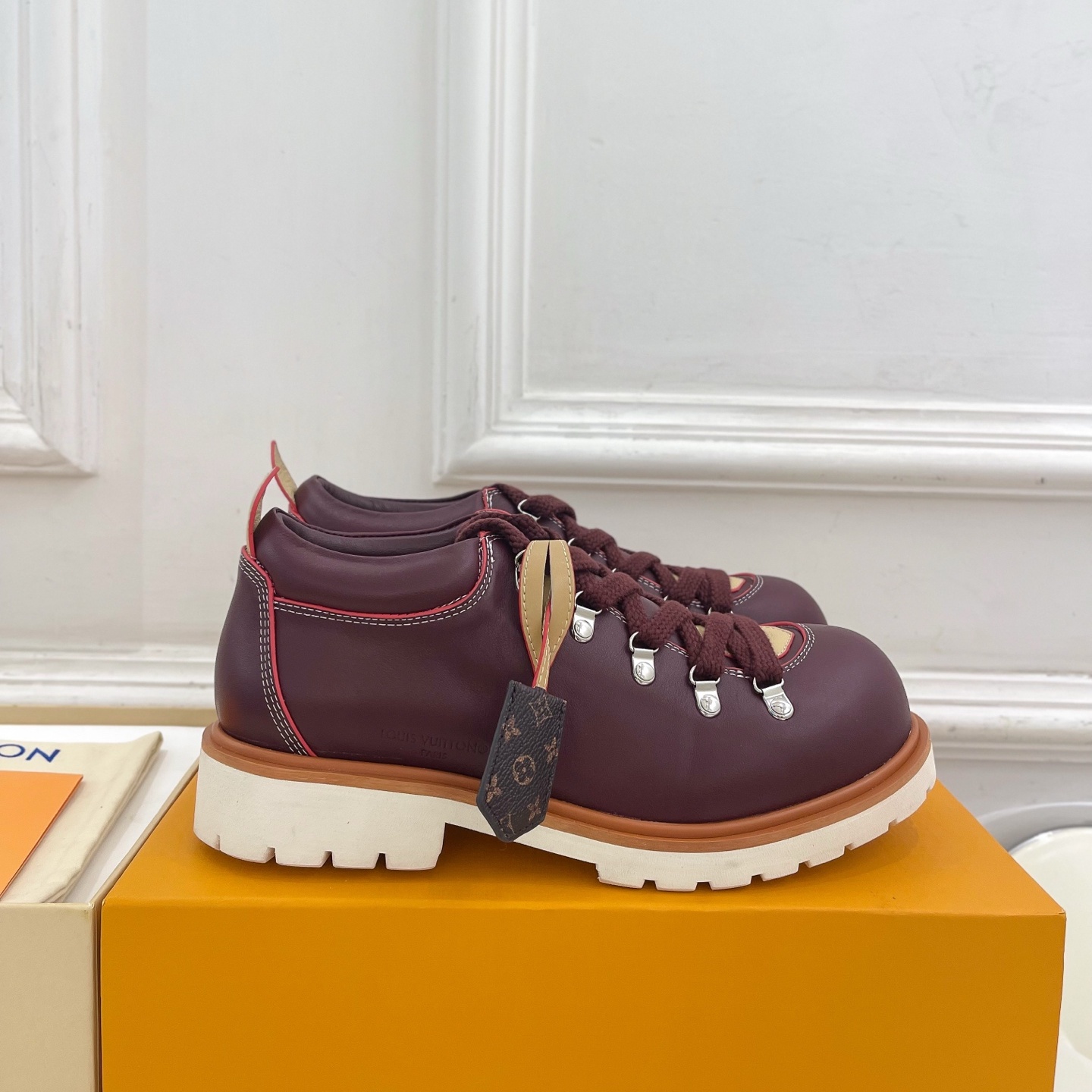 LV REMIX Lace-Up Hiking Derby Shoes YV25073105