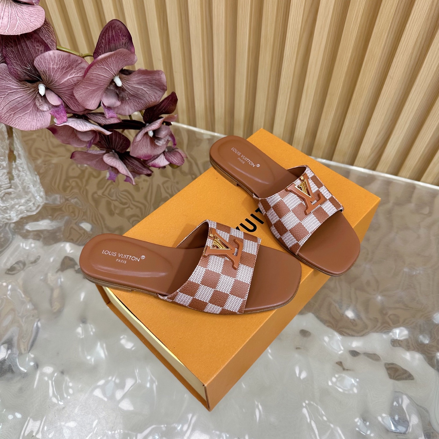 LV 5cm Cherry High-Heeled Sandals YV25073104