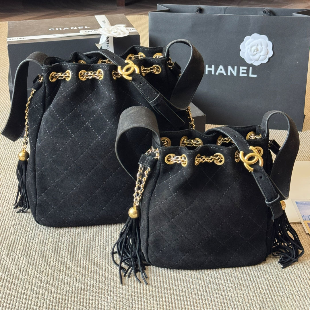 CH 25A Fringe Drawstring Bag DD25080508