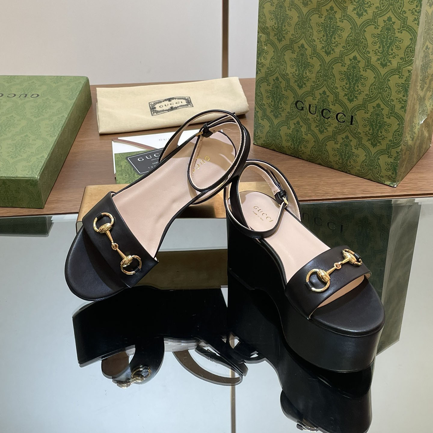 GG Horsebit Platform Sandals DD25081204