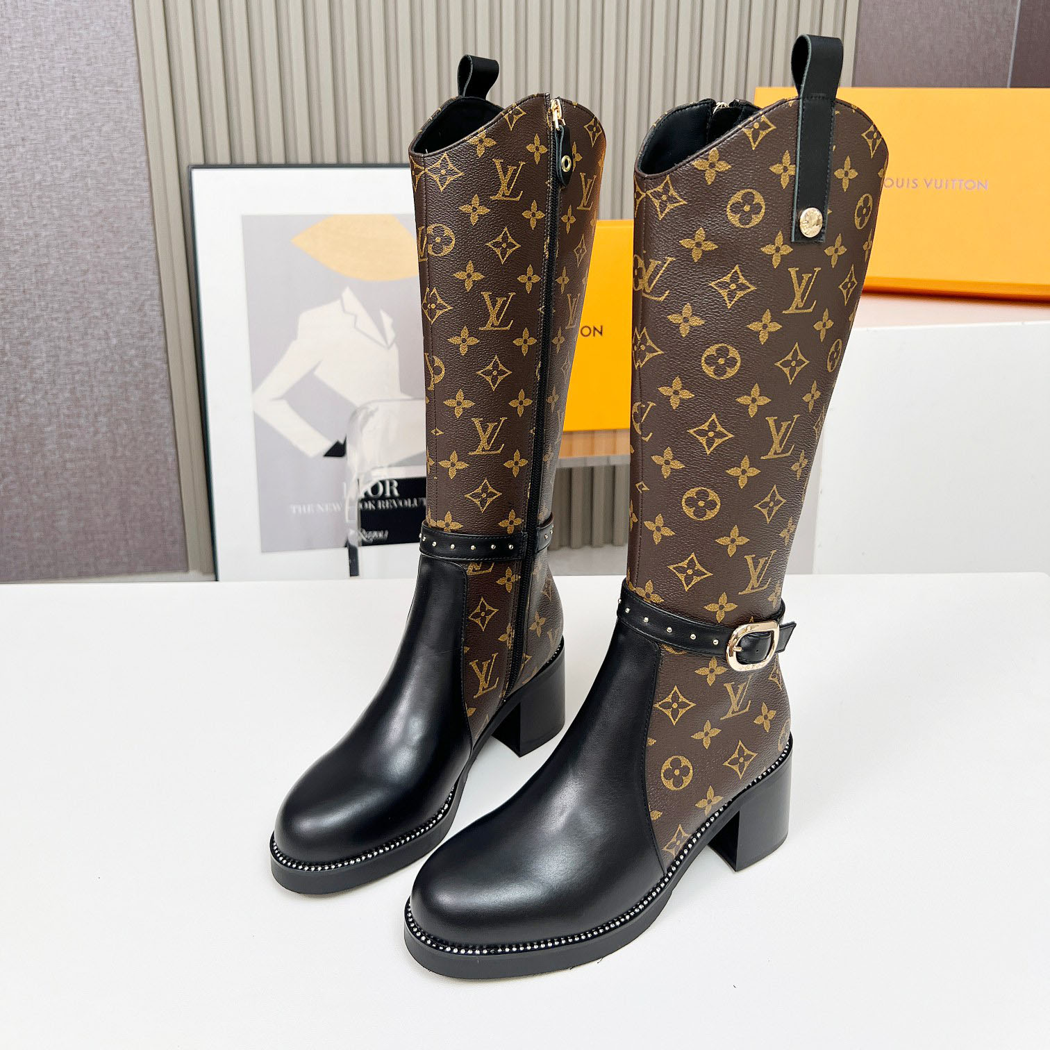 LV Fashion Knee-High Boots DD25081306