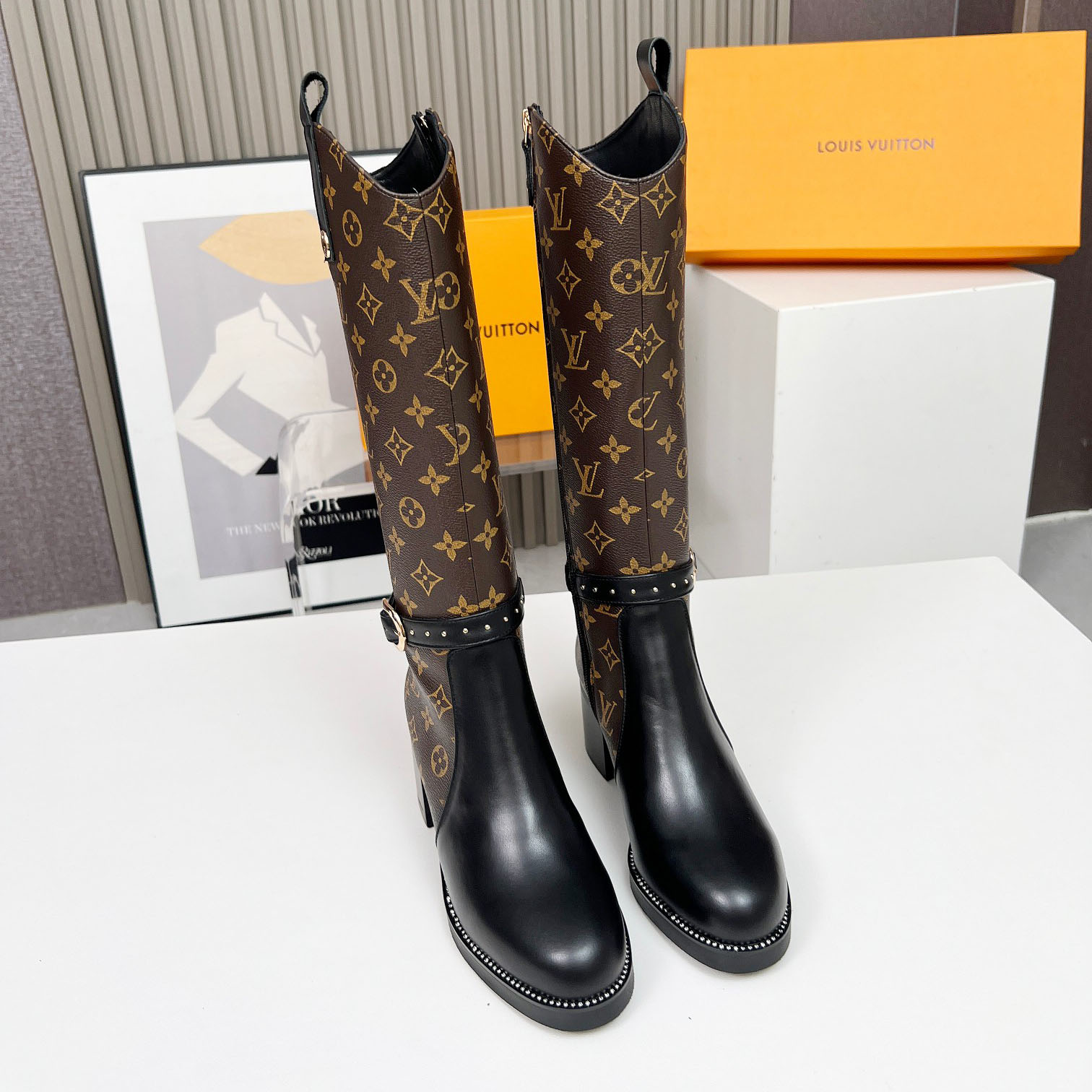LV Fashion Knee-High Boots DD25081306