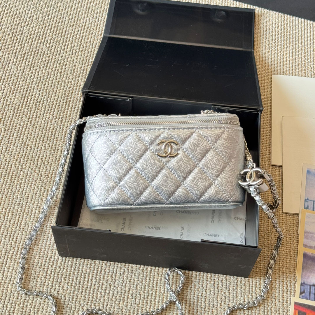 CH Classic Silver Makeup Bag DD25081305