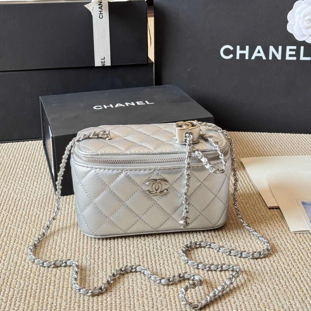 CH Classic Silver Makeup Bag DD25081305