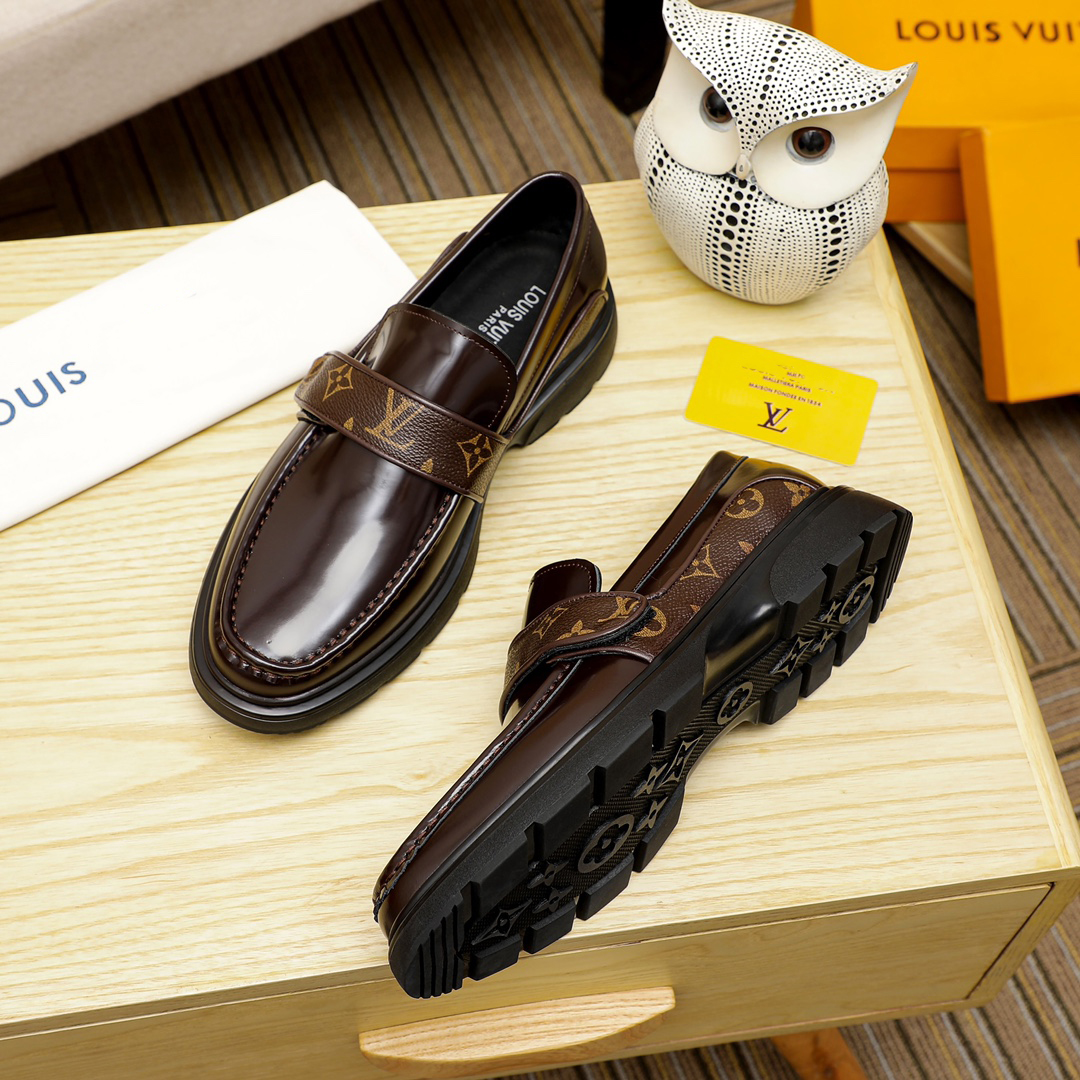 LV Men's Casual Leather Shoes XX25081113