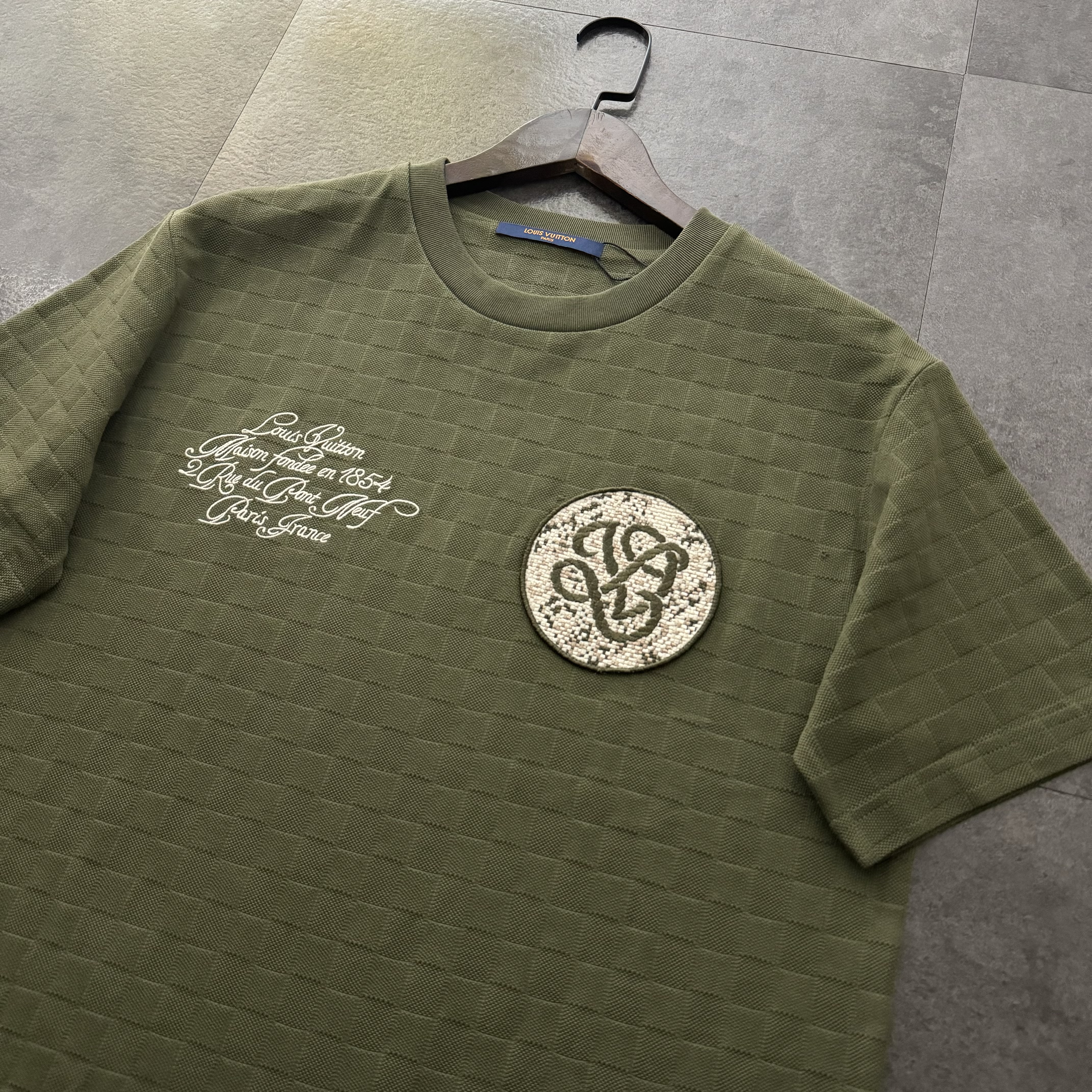 LV Chess Jacquard Embroidered T-shirt XX25081140