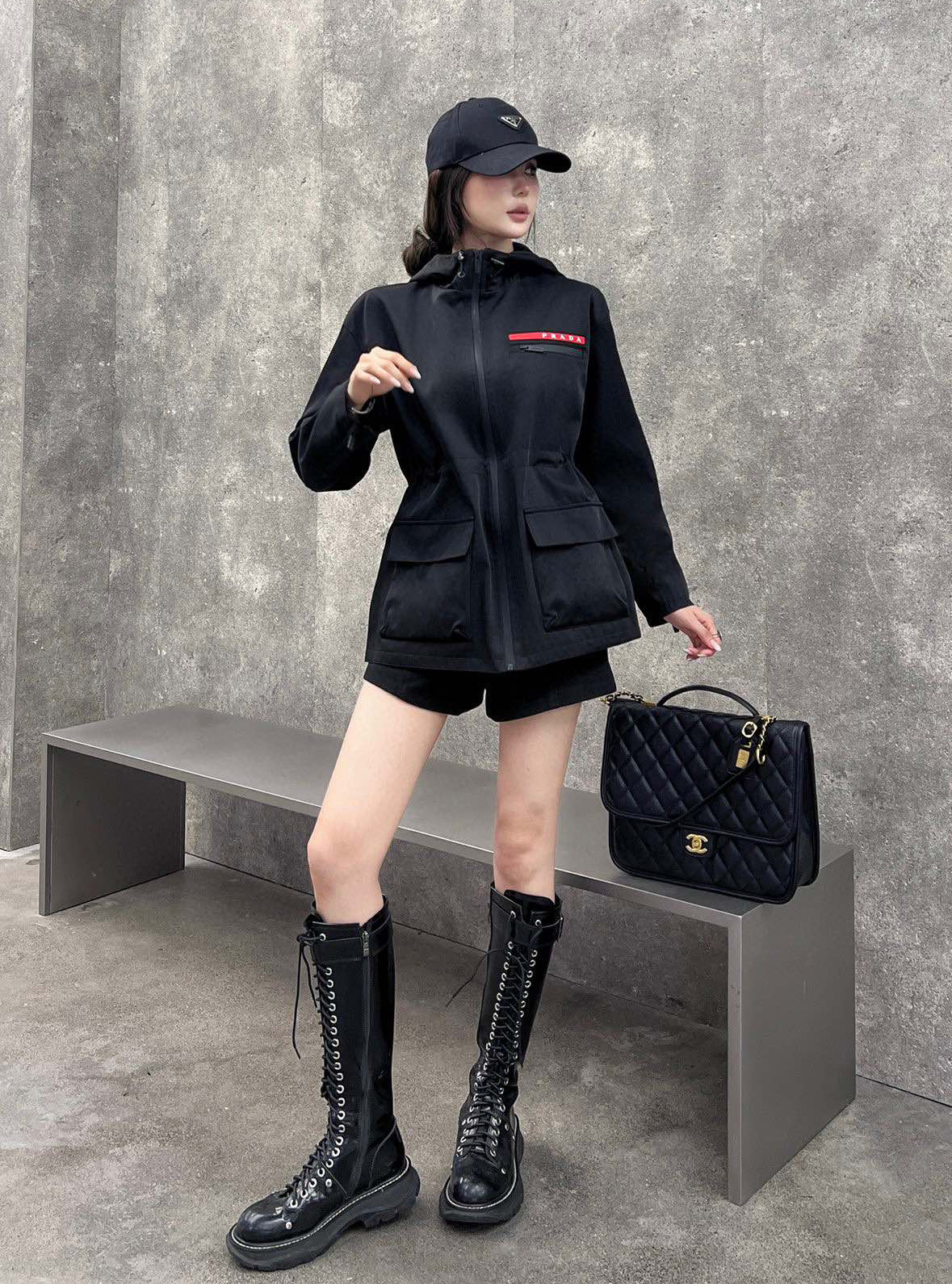 PRA Hooded Windbreaker Jacket AM25081350