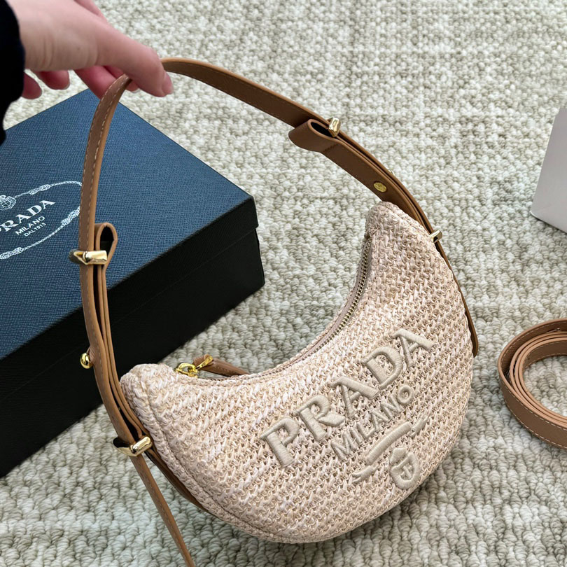 PRA Small Straw Underarm Bag AM25081204