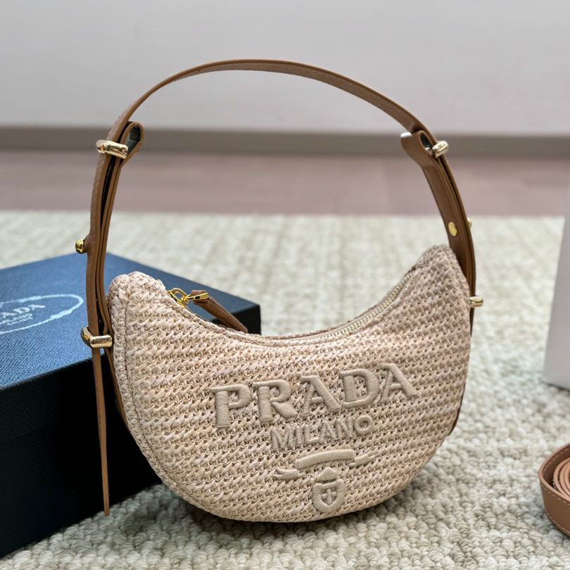 PRA Small Straw Underarm Bag AM25081204