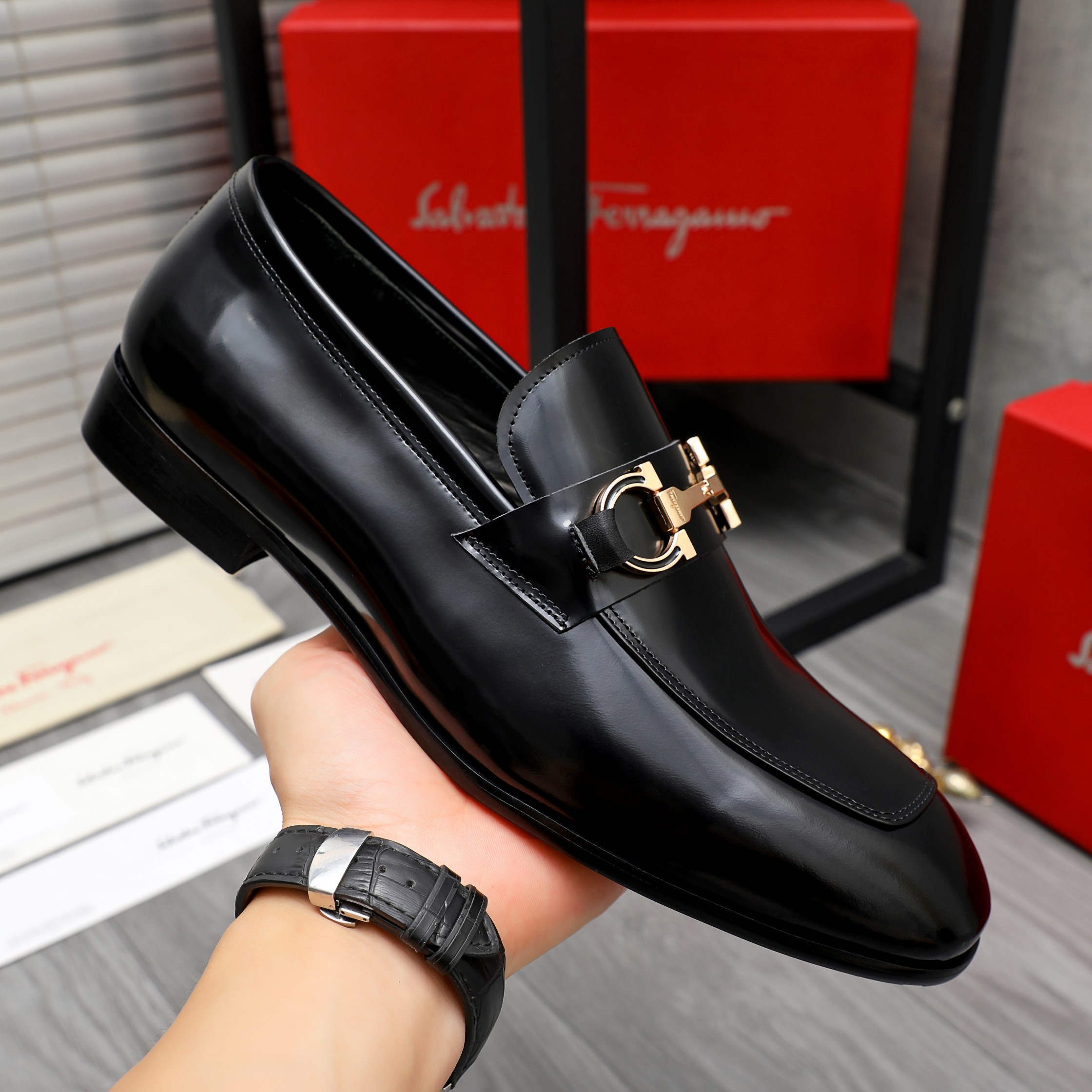 SF Moccasin dress shoes XX25081125