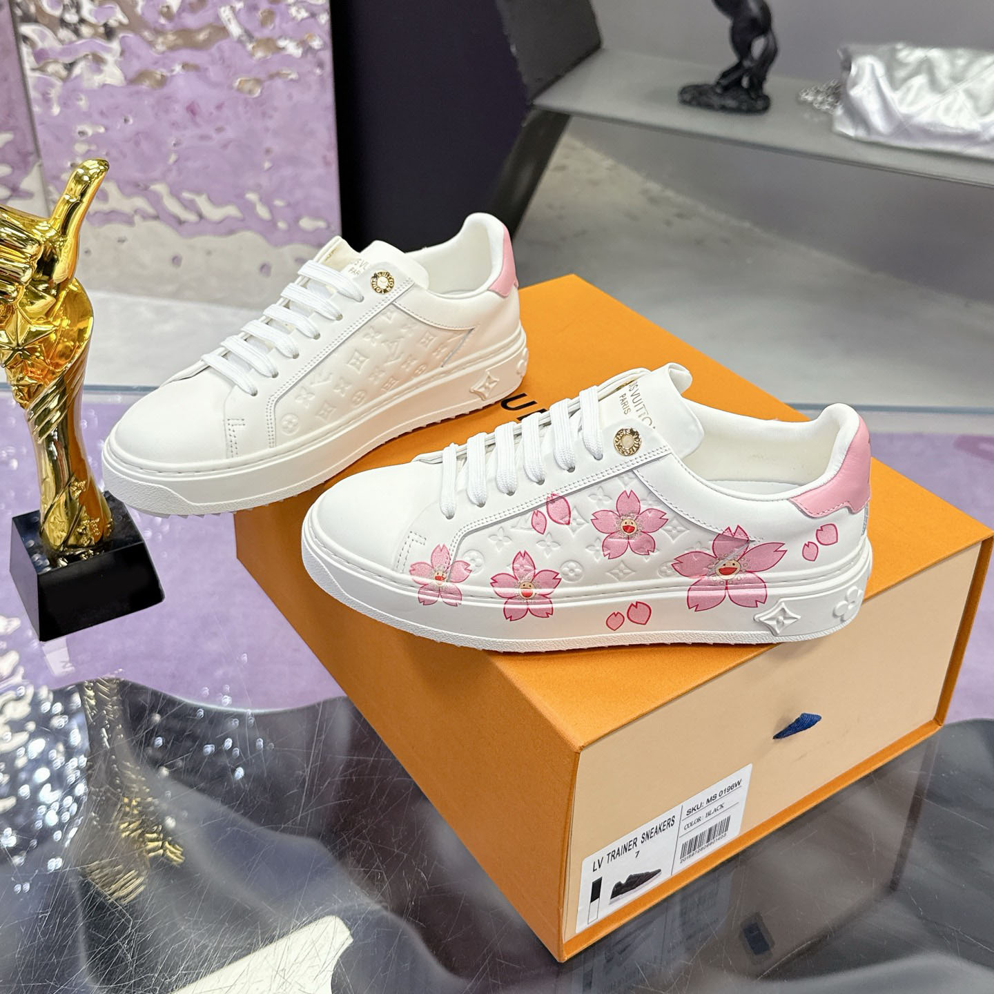 LV Time Out Series Flower Print Casual Shoes EF25081404