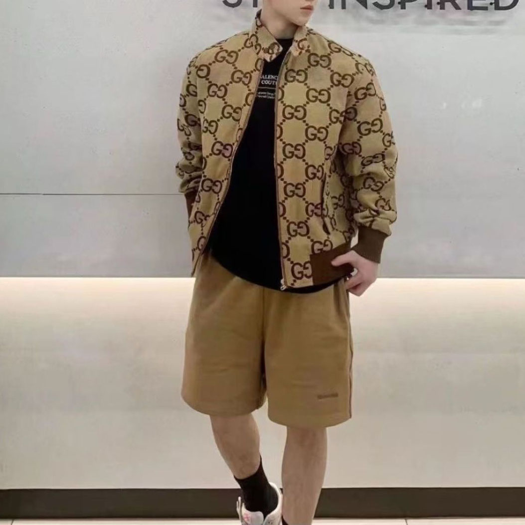 GG Men's Classic Double G Jacquard Jacket XX25081411