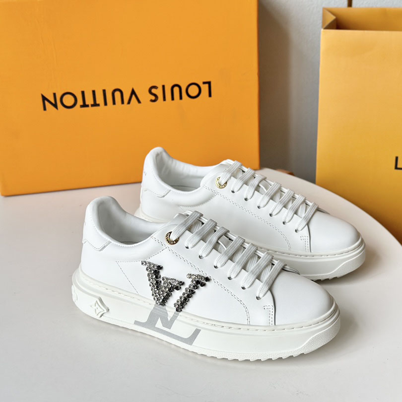 LV Time Out Series Rhinestone Logo Casual Shoes EF25081418