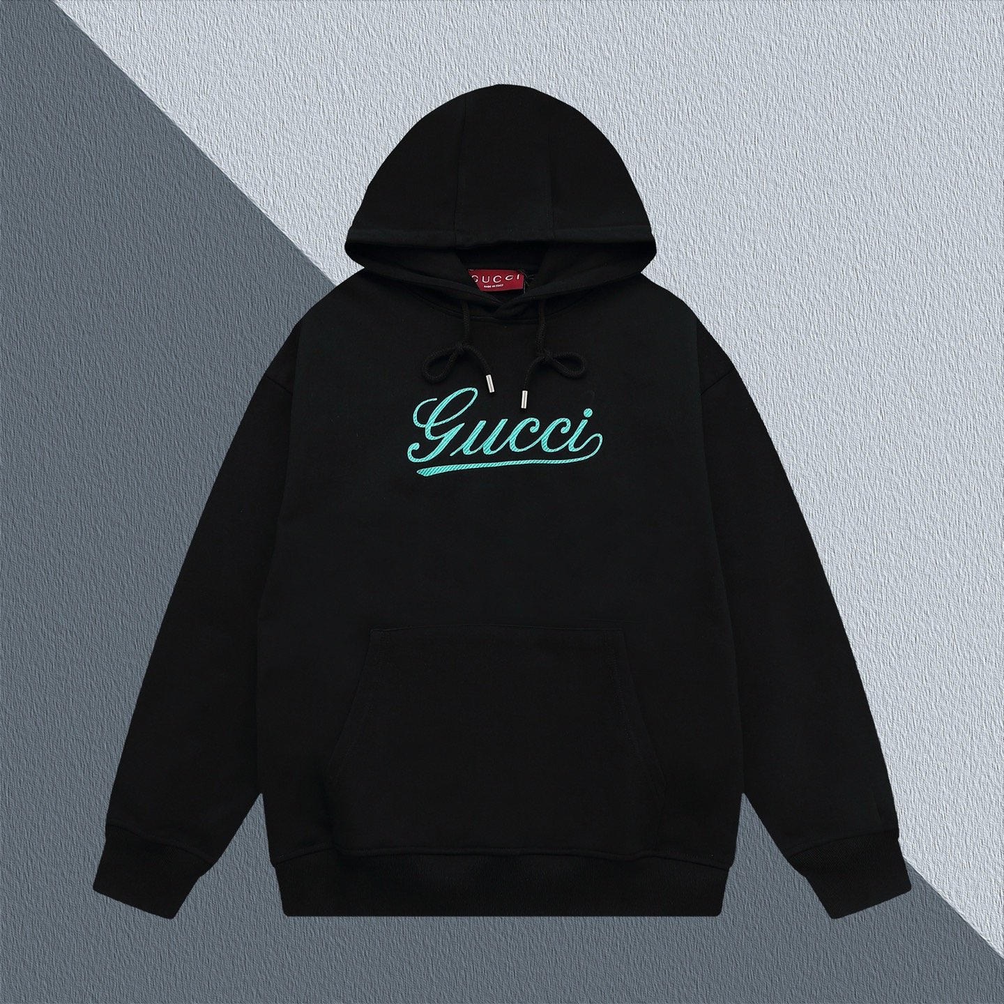 GG Musical Note Logo Embroidered Unisex Hoodie XX25081615