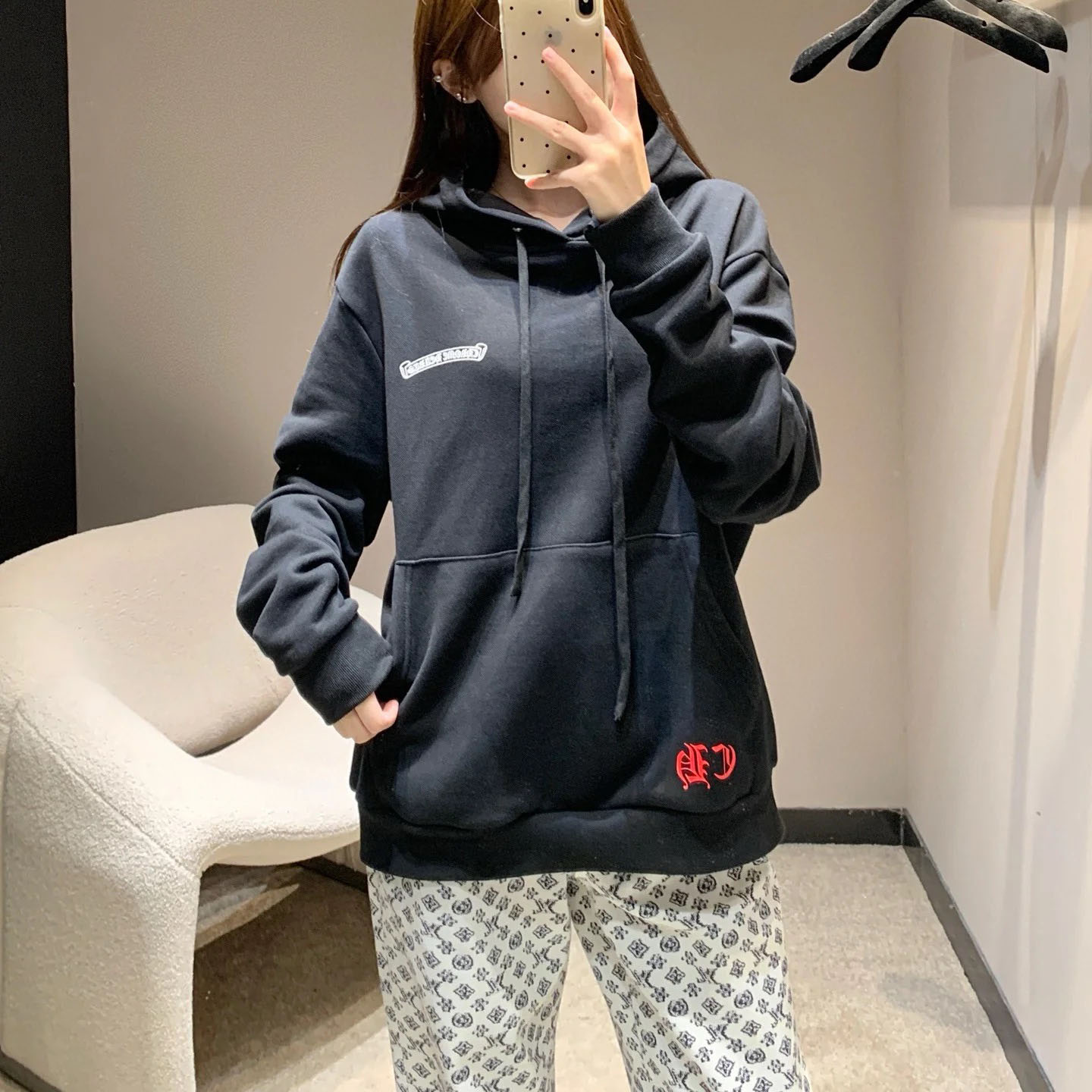 Chrome 25New Fleece Hood XX25081626