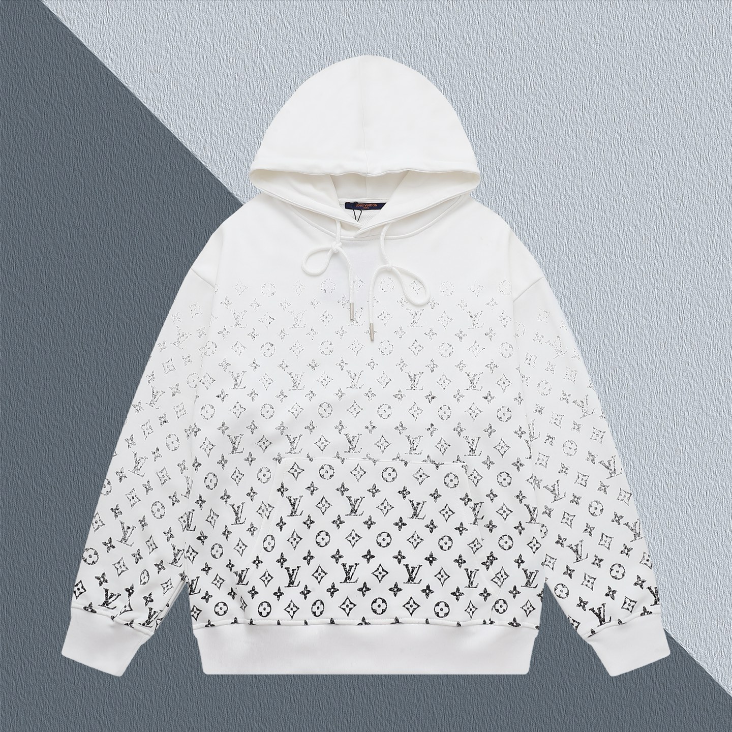 LV Classic Gradient Logo Lettering Hooded Sweatshirt QS25081402