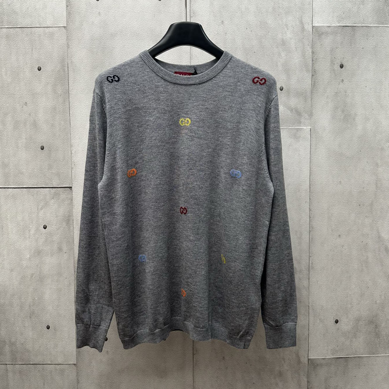 GG Double G Embroidered Wool Sweater XX25081624