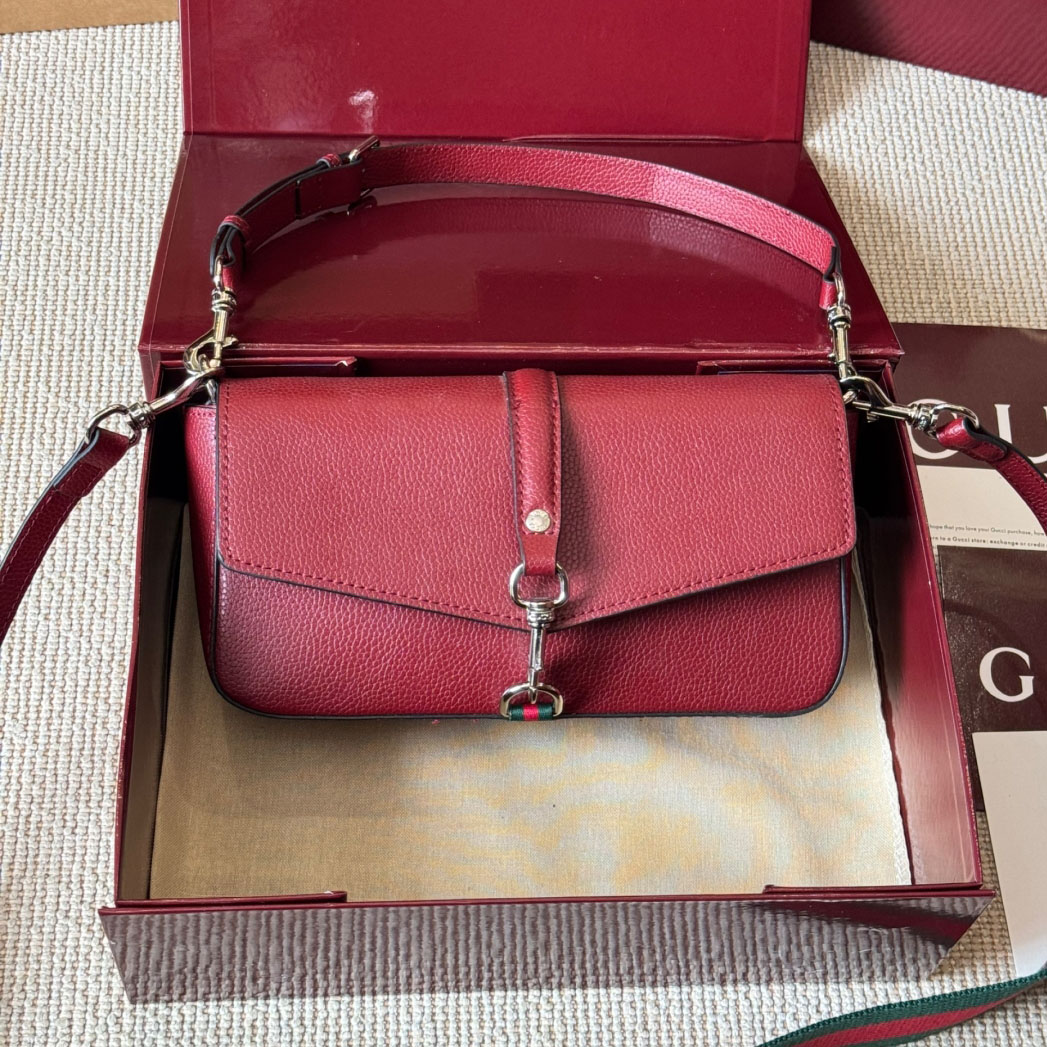 GG Solid Horsebit Shoulder Bag AM25081628