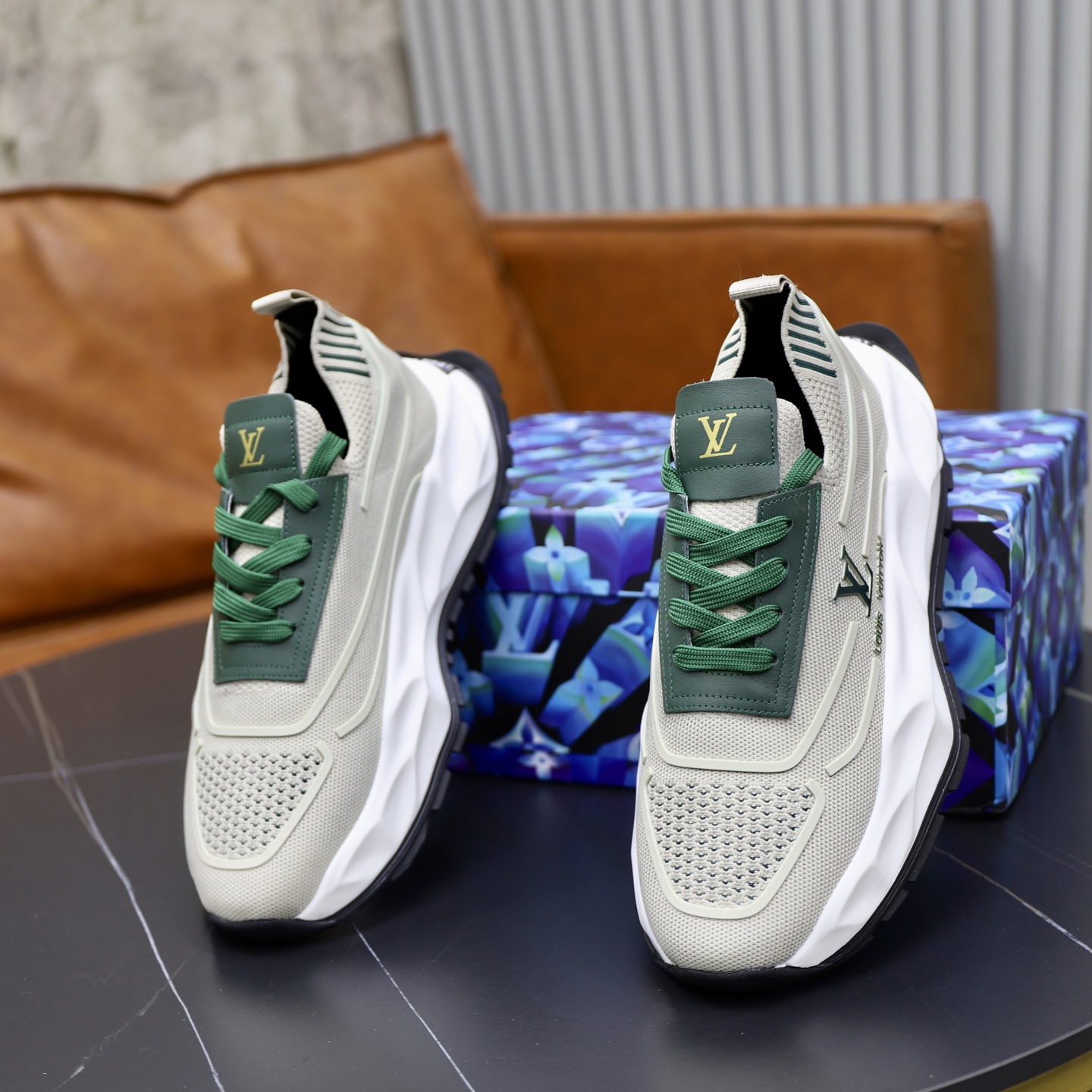 LV Men's Fly - Knit Sneakers FE25081637