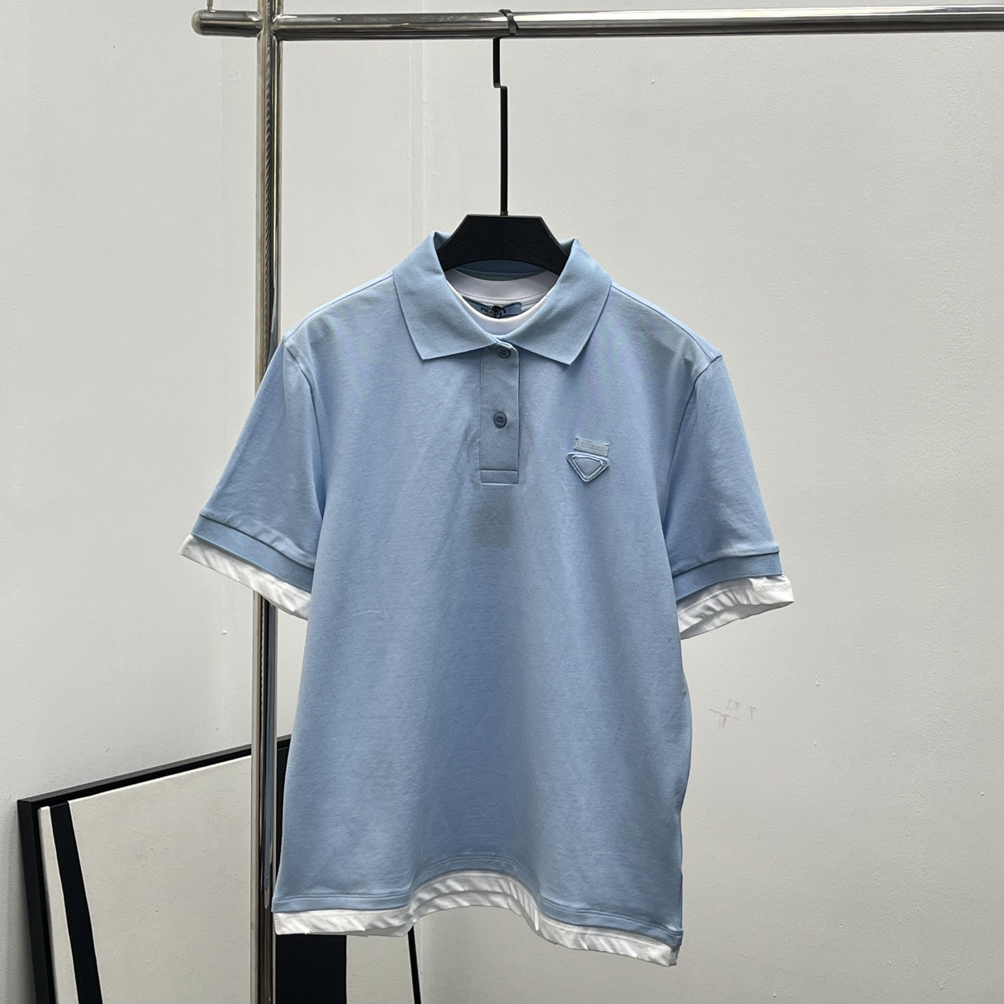 PRA 25New Layered-Look Short Sleeve T-Shirt FE25081606