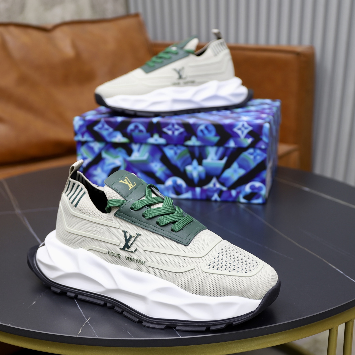 LV Men's Fly - Knit Sneakers FE25081637